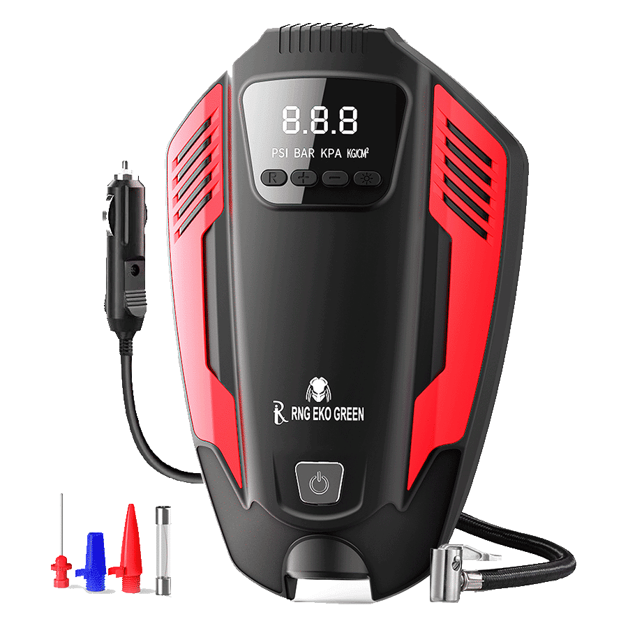 RNG EKO GREEN Green Digital 1205 Car Air Compressor (RNG-AIR-007, Black) RNG EKO GREEN Green Digital 1205 Car Air Compressor (RNG-AIR-007, Black)_1