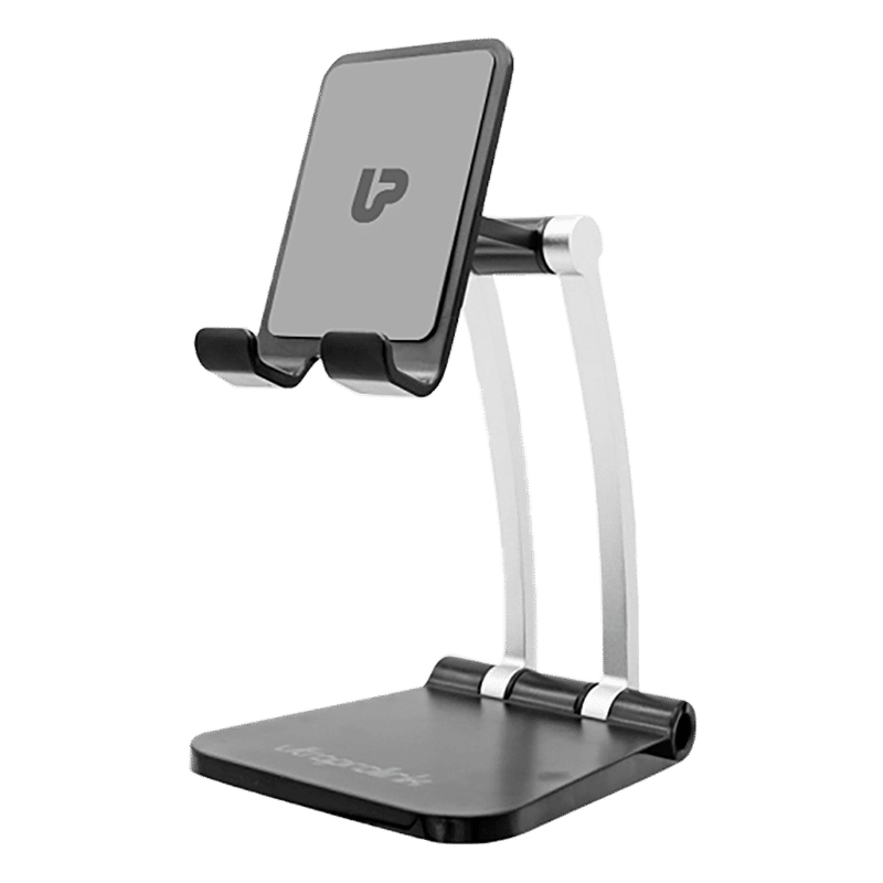 ultraprolink Table Top Stand Universal Phone Holder for Tablets and Smartphones (Multi view Angle, UM1030, Black)_1