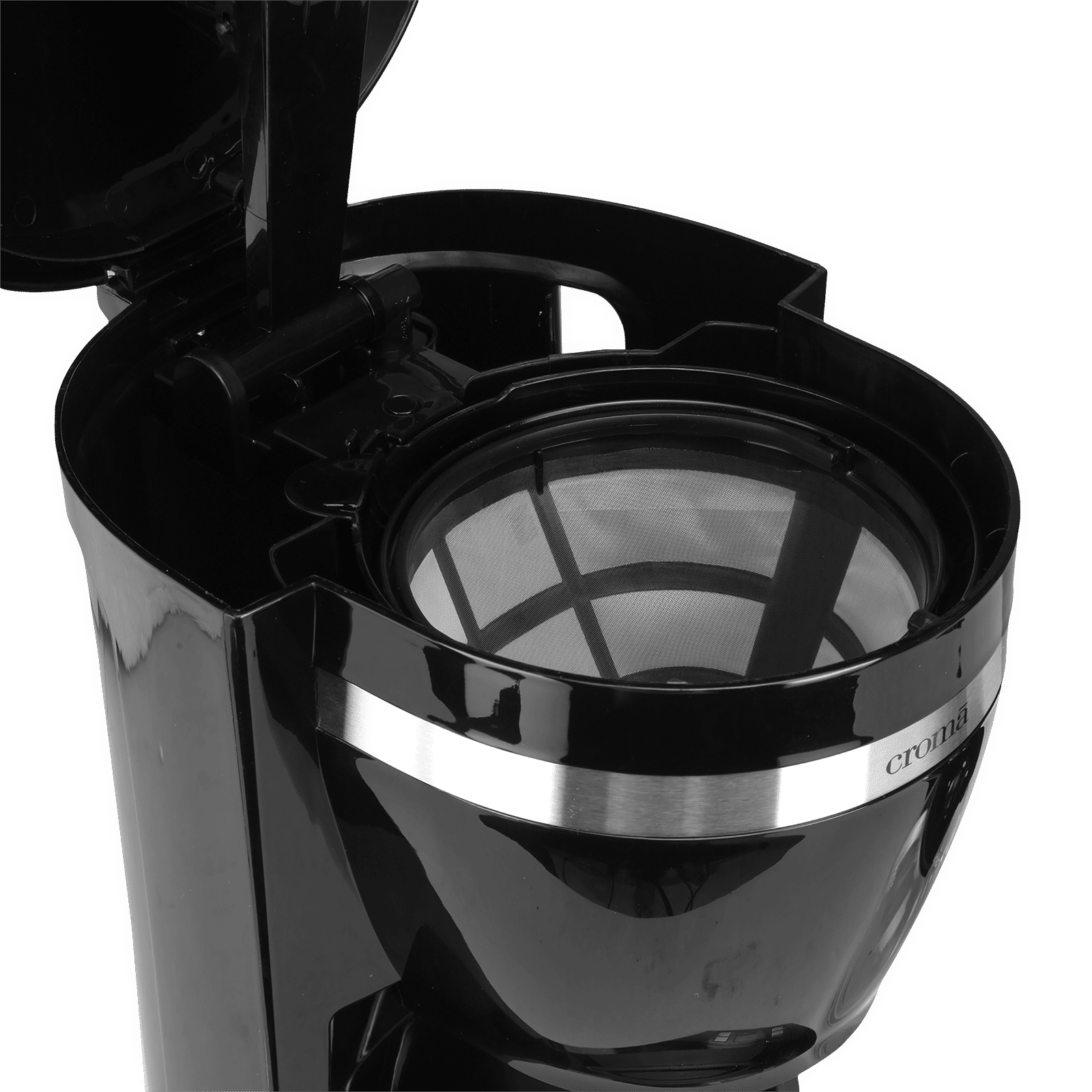 Croma 900 Watt 10 Cups Manual Espresso Coffee Maker with Keep Warm Function (Black)_5