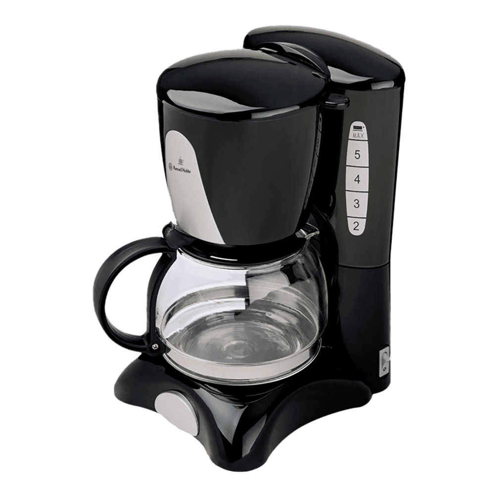 Russell Hobbs 800 Watt 6 Cups Manual Espresso Coffee Maker with Non Drip Valve (Black)_1