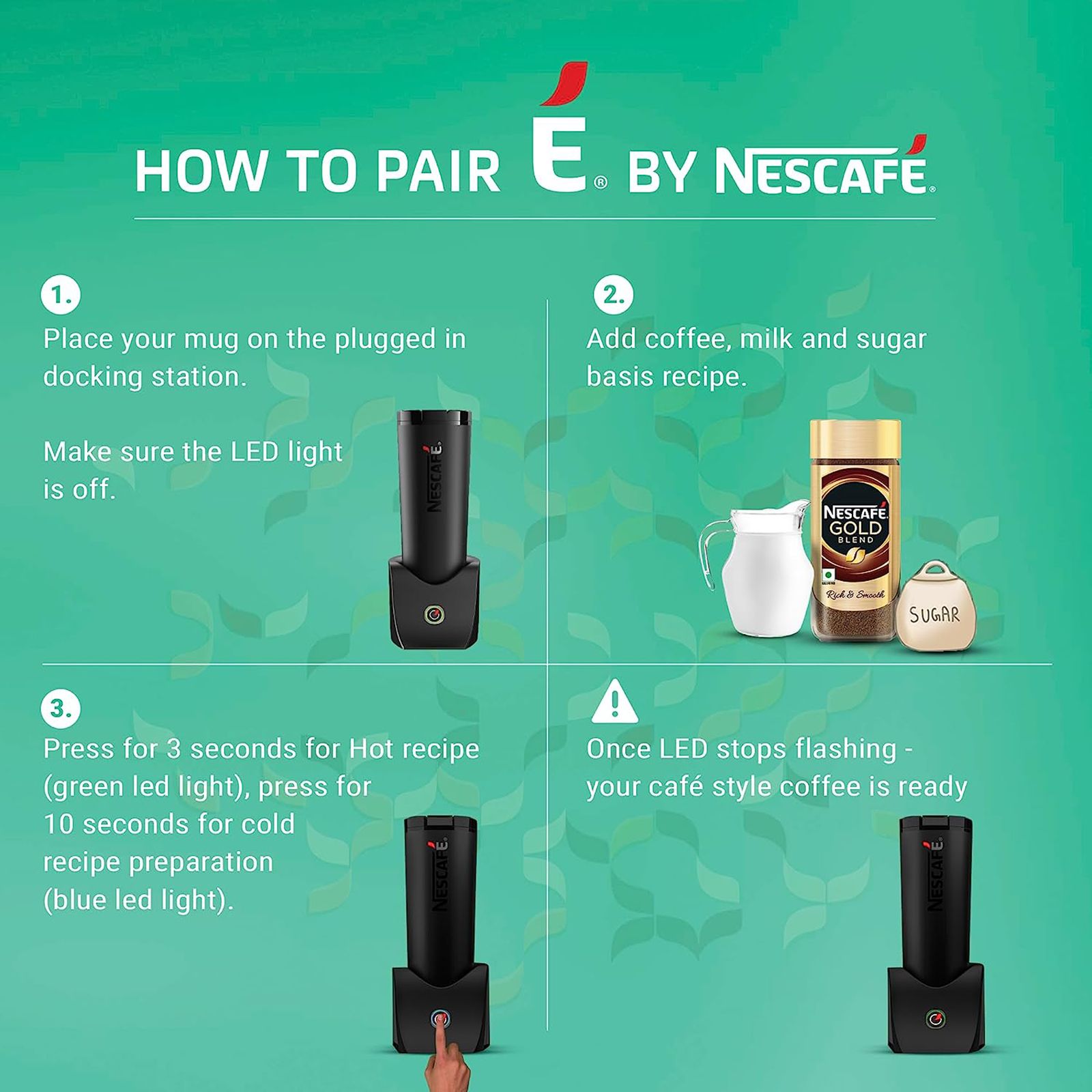 Nestle E Smart 600 Watt 1 Cups Automatic Flat White, Lungo, Creamy Iced, Espresso, Cappuccino & Latte Coffee Maker with Leak & Spill Proof (Black) Nestle E Smart 600 Watt 1 Cups Automatic Flat White, Lungo, Creamy Iced, Espresso, Cappuccino & Latte Coffee Maker with Leak & Spill Proof (Black)_5