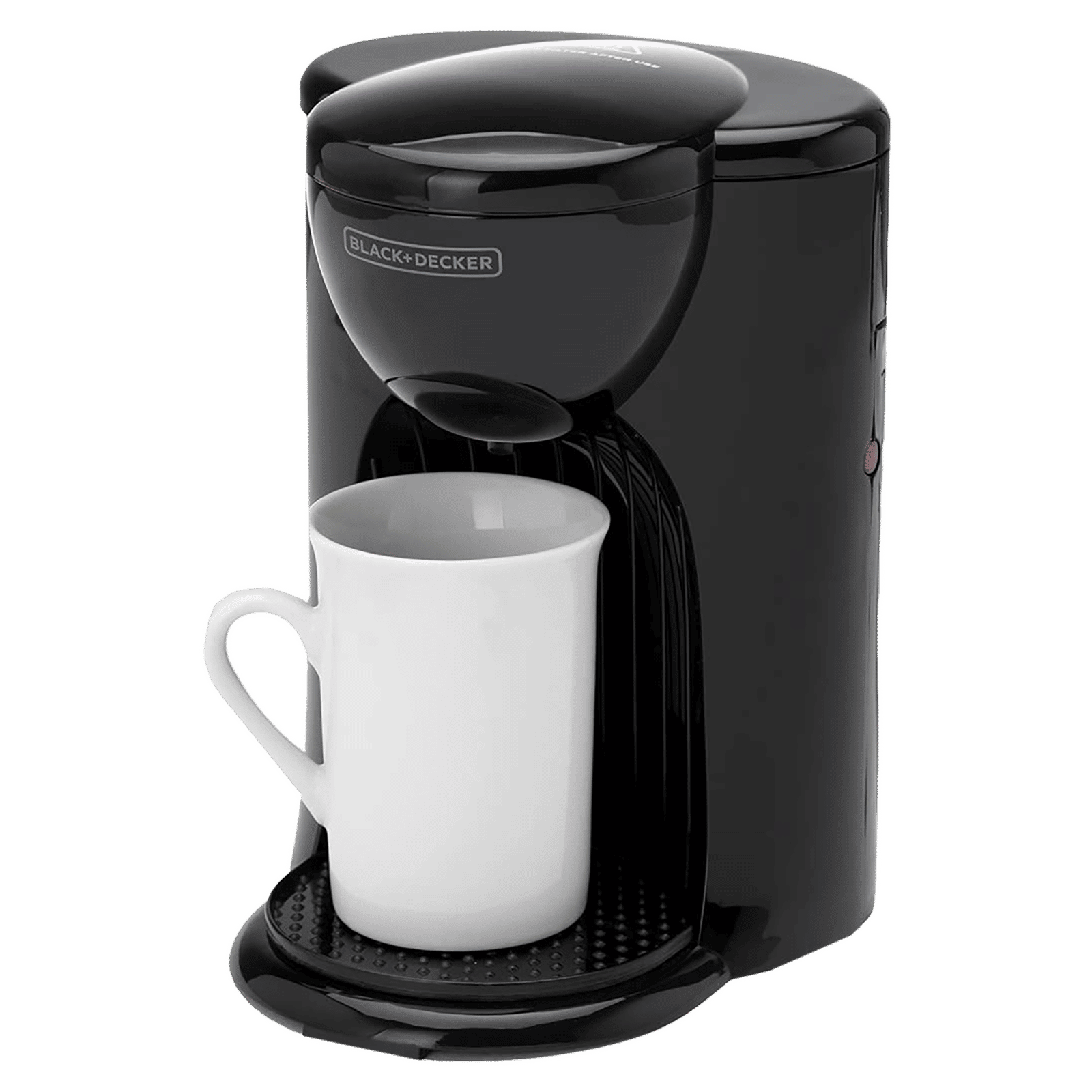BLACK+DECKER DCM25 330 Watt 1 Cups Automatic Espresso & Drip Coffee Maker with Removable Drip Tray (Black)_11