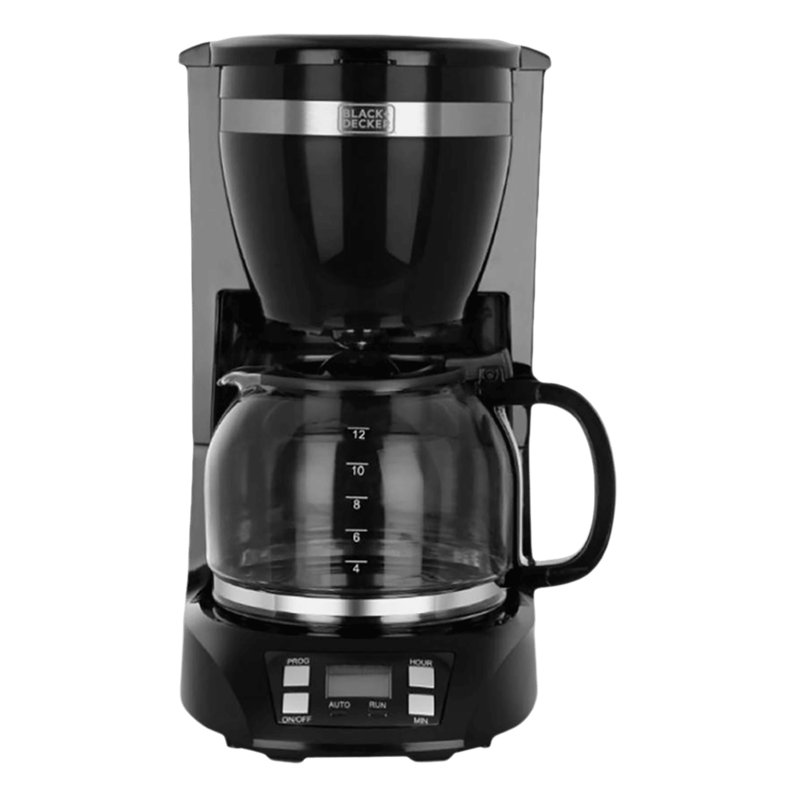 BLACK&DECKER BXCM1201IN 900 Watt 12 Cups Automatic Drip Coffee Maker with Keep Warm Function (Black) BLACK&DECKER BXCM1201IN 900 Watt 12 Cups Automatic Drip Coffee Maker with Keep Warm Function (Black)_1
