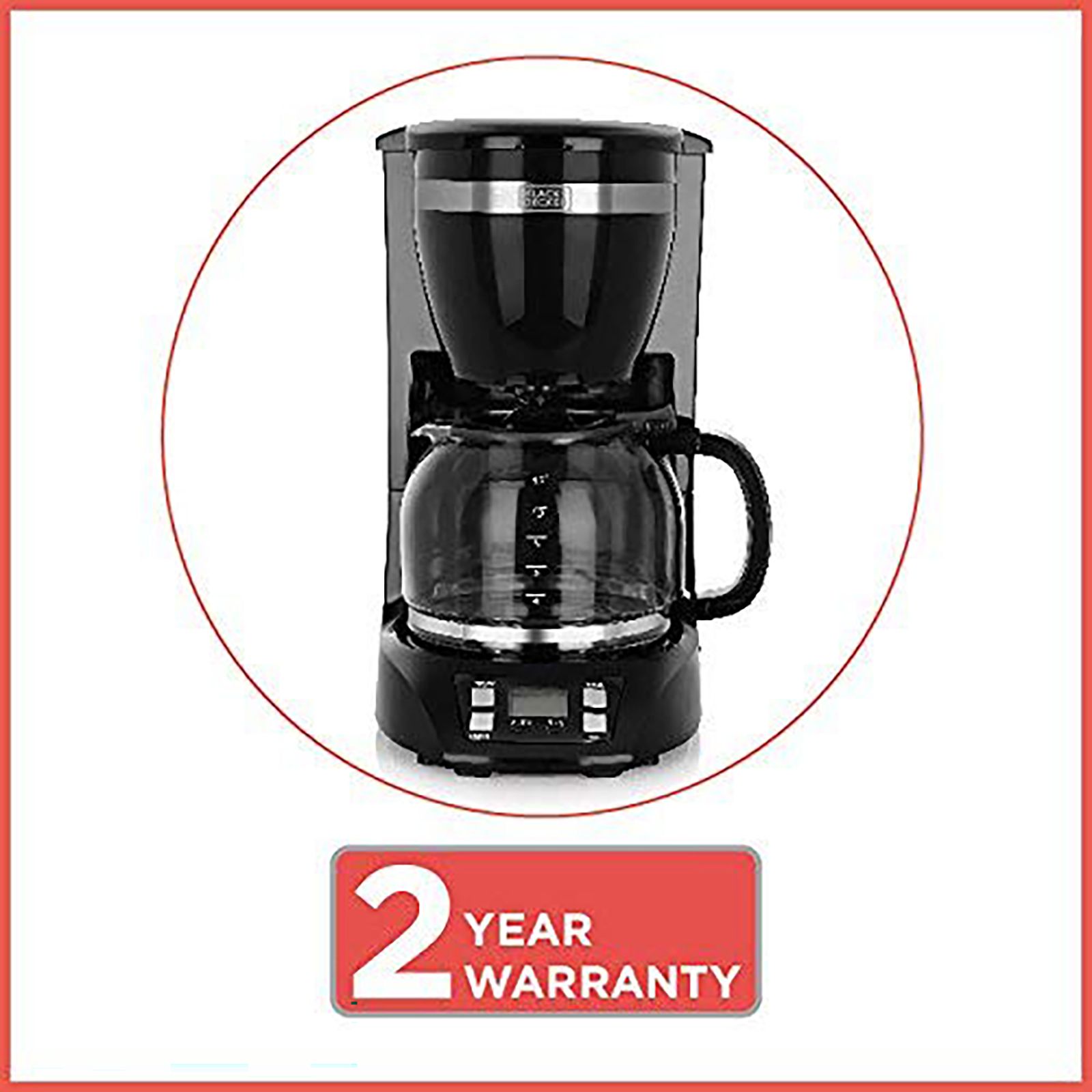 BLACK&DECKER BXCM1201IN 900 Watt 12 Cups Automatic Drip Coffee Maker with Keep Warm Function (Black) BLACK&DECKER BXCM1201IN 900 Watt 12 Cups Automatic Drip Coffee Maker with Keep Warm Function (Black)_19