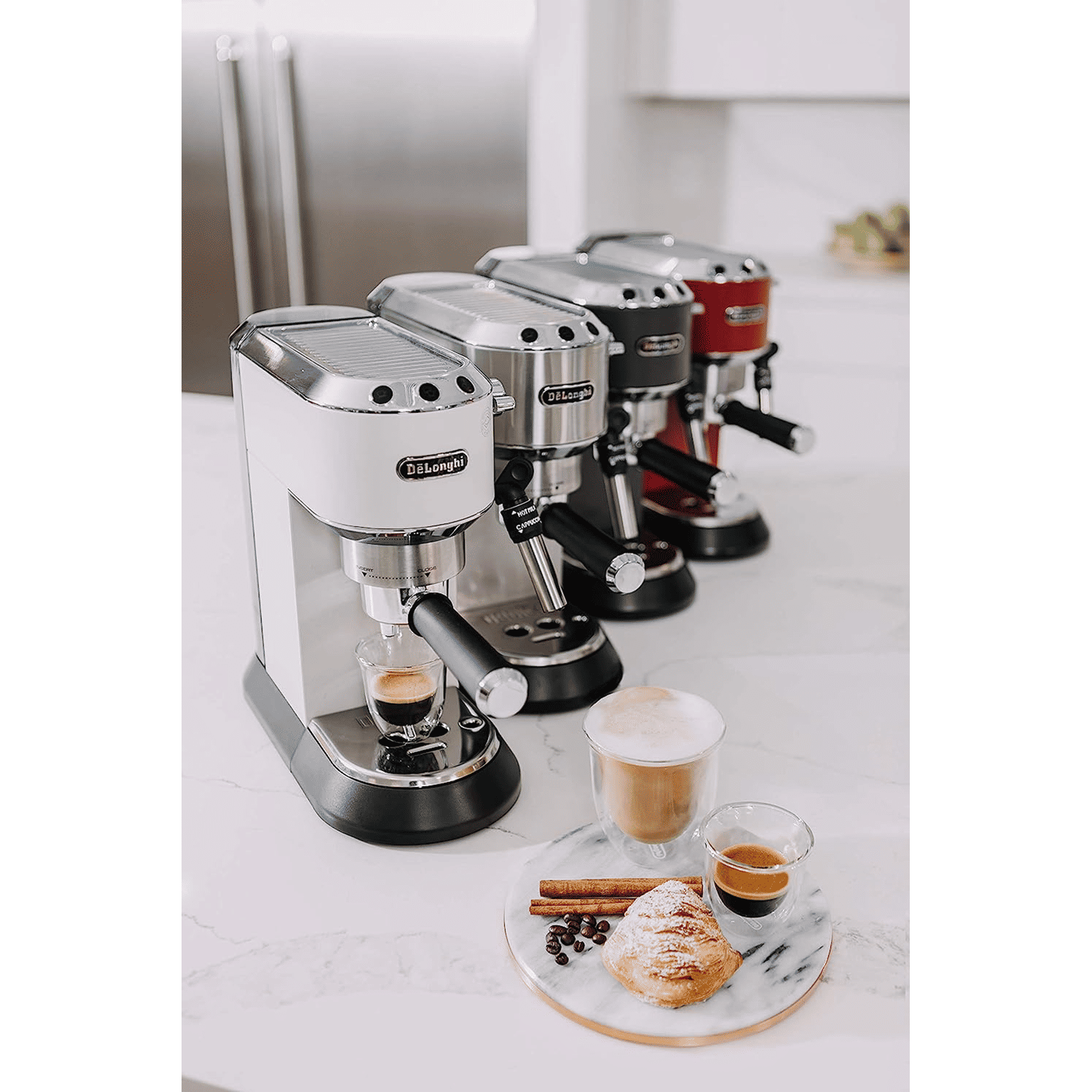 De'Longhi Dedica 1300 Watt 2 Cups Automatic Espresso Coffee Maker with Thermoblock Technology (Metallic) De'Longhi Dedica 1300 Watt 2 Cups Automatic Espresso Coffee Maker with Thermoblock Technology (Metallic)_10