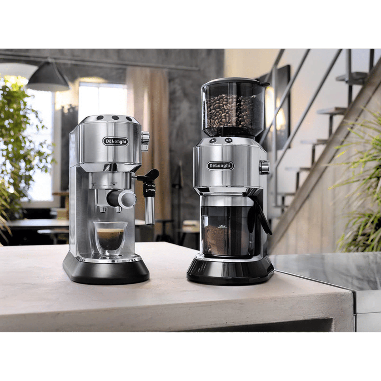 De'Longhi Dedica 1300 Watt 2 Cups Automatic Espresso Coffee Maker with Thermoblock Technology (Metallic) De'Longhi Dedica 1300 Watt 2 Cups Automatic Espresso Coffee Maker with Thermoblock Technology (Metallic)_13
