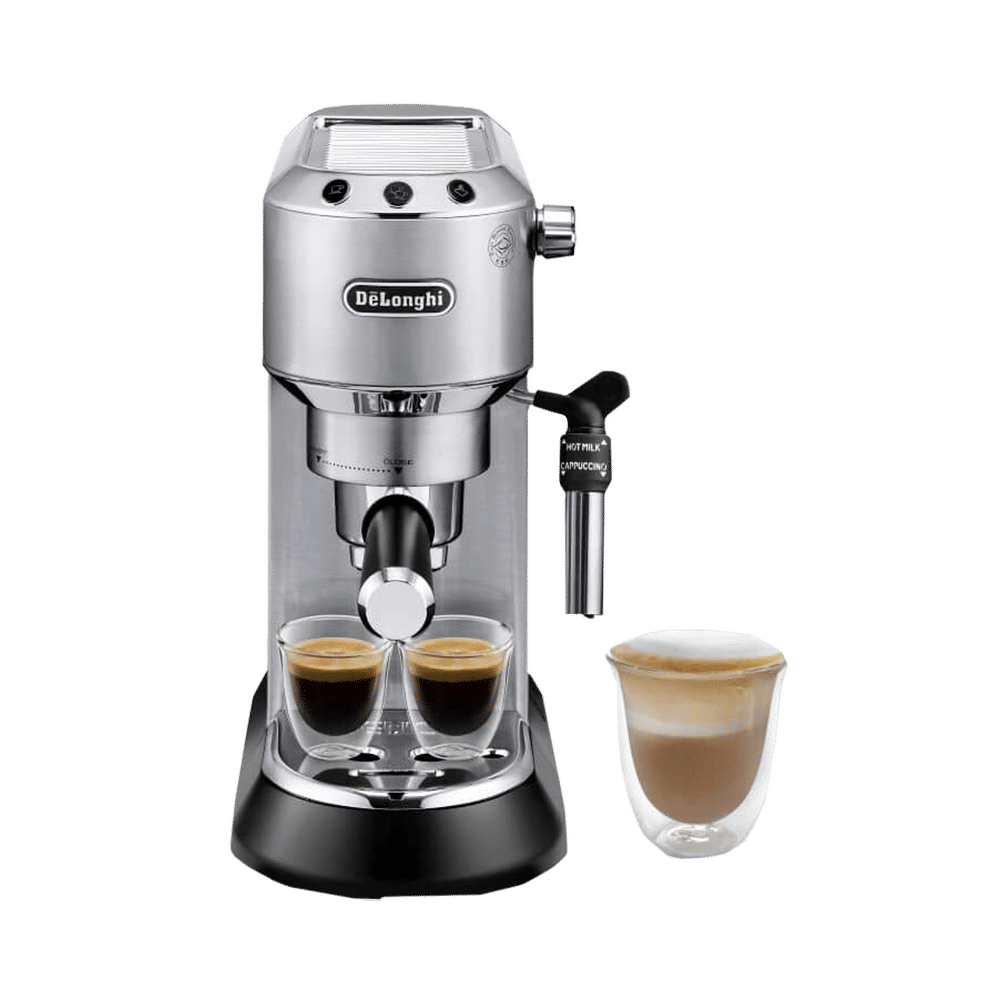De'Longhi Dedica 1300 Watt 2 Cups Automatic Espresso Coffee Maker with Thermoblock Technology (Metallic) De'Longhi Dedica 1300 Watt 2 Cups Automatic Espresso Coffee Maker with Thermoblock Technology (Metallic)_15