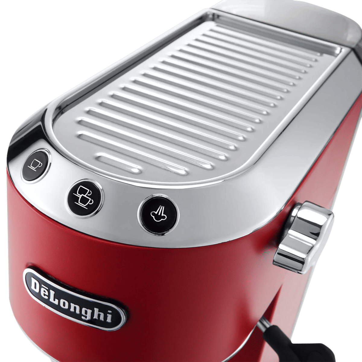De'Longhi Dedica 1300 Watt 2 Cups Semi-Automatic Espresso Coffee Maker with Thermoblock Technology (Red) De'Longhi Dedica 1300 Watt 2 Cups Semi-Automatic Espresso Coffee Maker with Thermoblock Technology (Red)_5