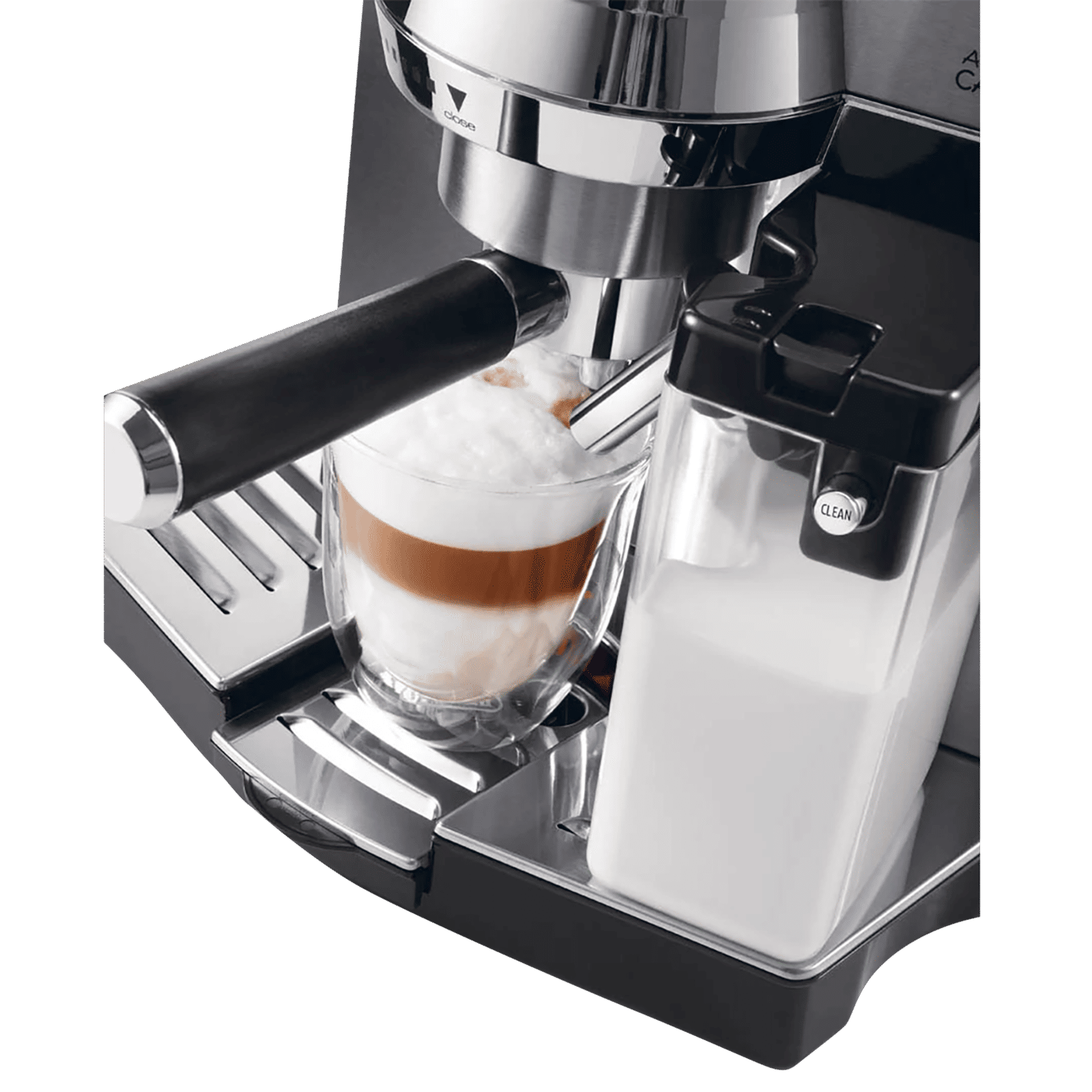 De'Longhi 1450 Watt 2 Cups Automatic Cappuccino & Espresso Coffee Maker with Water Level Indicator (Metallic) De'Longhi 1450 Watt 2 Cups Automatic Cappuccino & Espresso Coffee Maker with Water Level Indicator (Metallic)_10