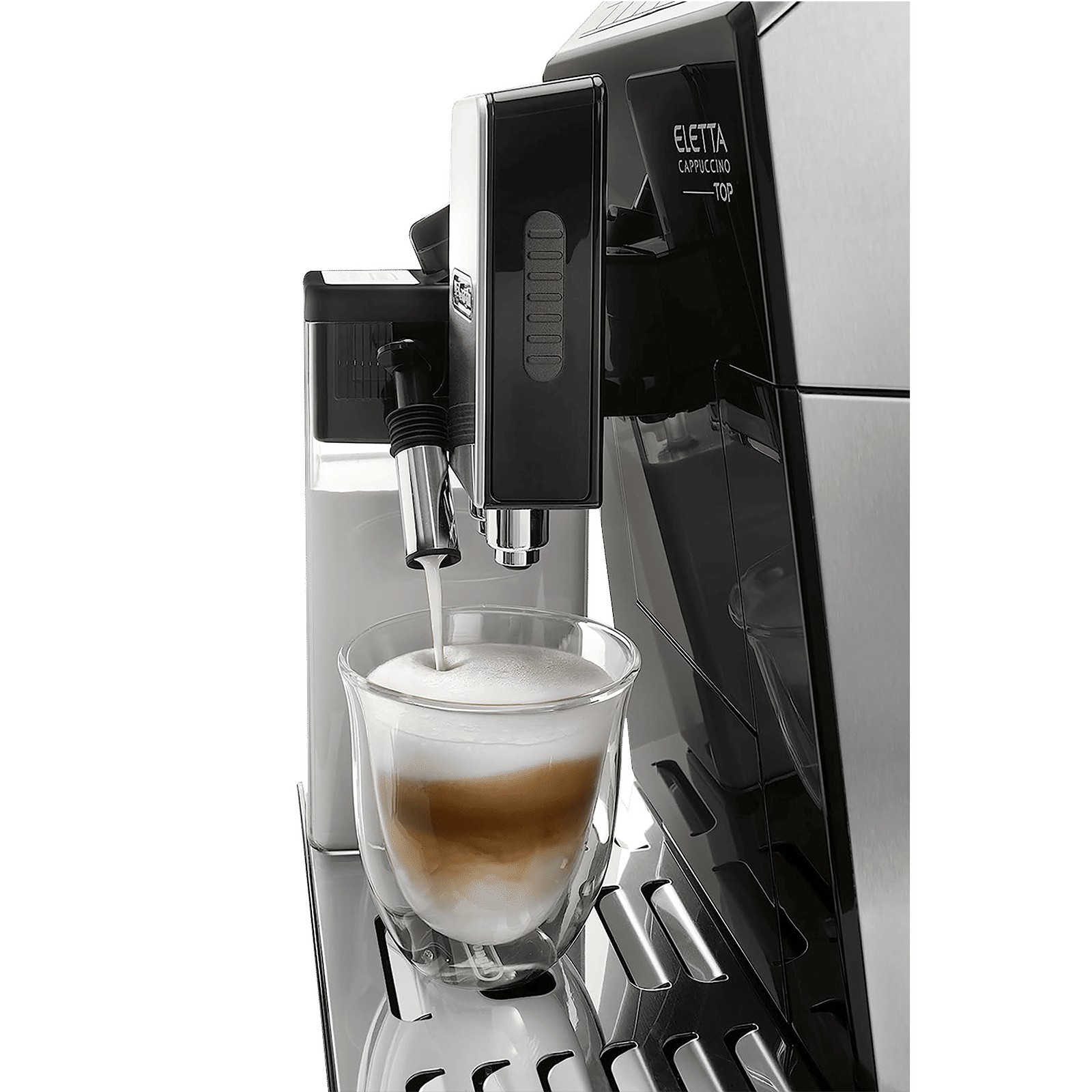 De'Longhi Eletta Cappuccino 1450 Watt 2 Cups Automatic Cappuccino & Espresso Coffee Maker with Grinding Technology (Black)_6