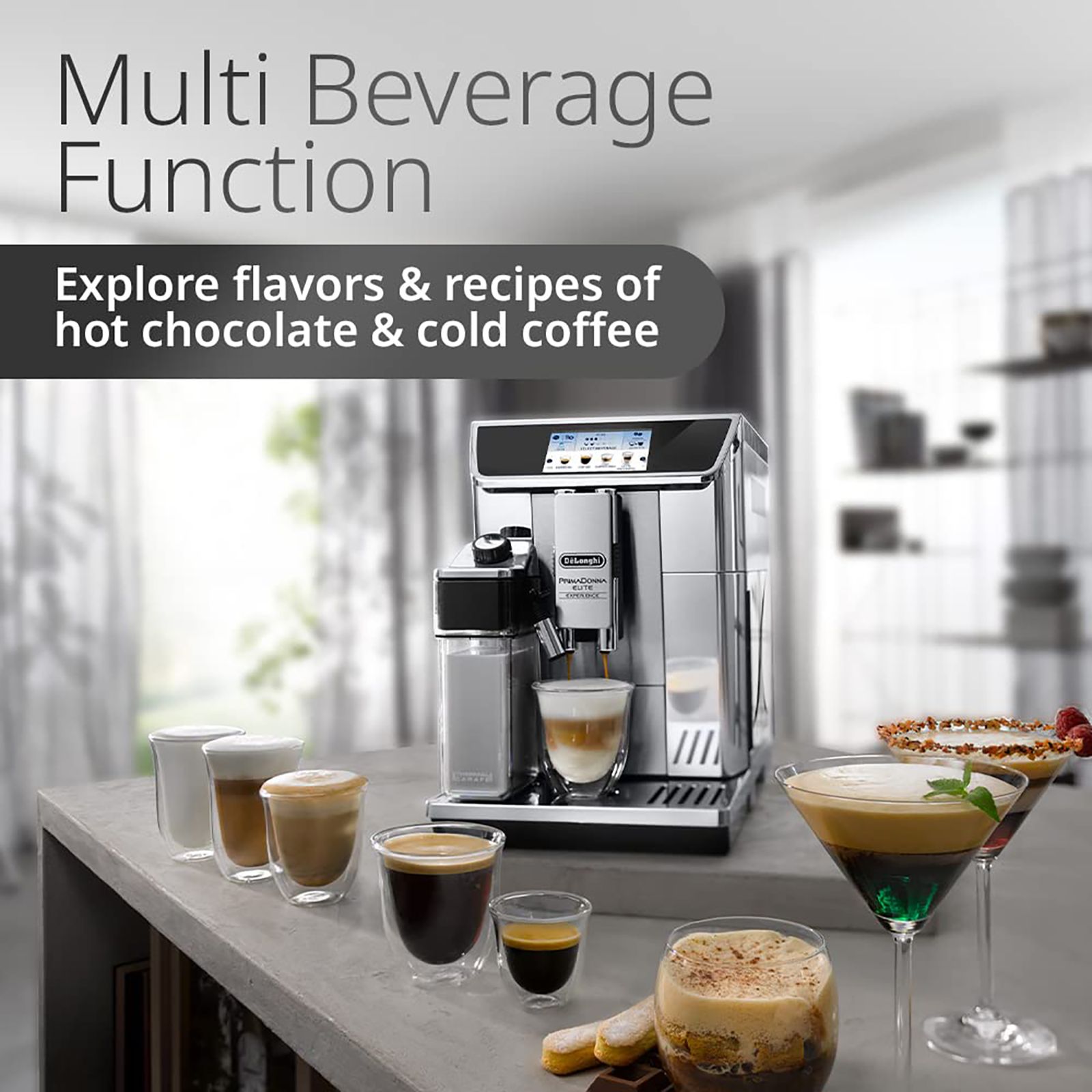 De'Longhi PrimaDonna Elite Experience 1450 Watt 2 Cups Automatic Cappuccino & Espresso Coffee Maker with Optimal Temperature Control (Metal Silver) De'Longhi PrimaDonna Elite Experience 1450 Watt 2 Cups Automatic Cappuccino & Espresso Coffee Maker with Optimal Temperature Control (Metal Silver)_18