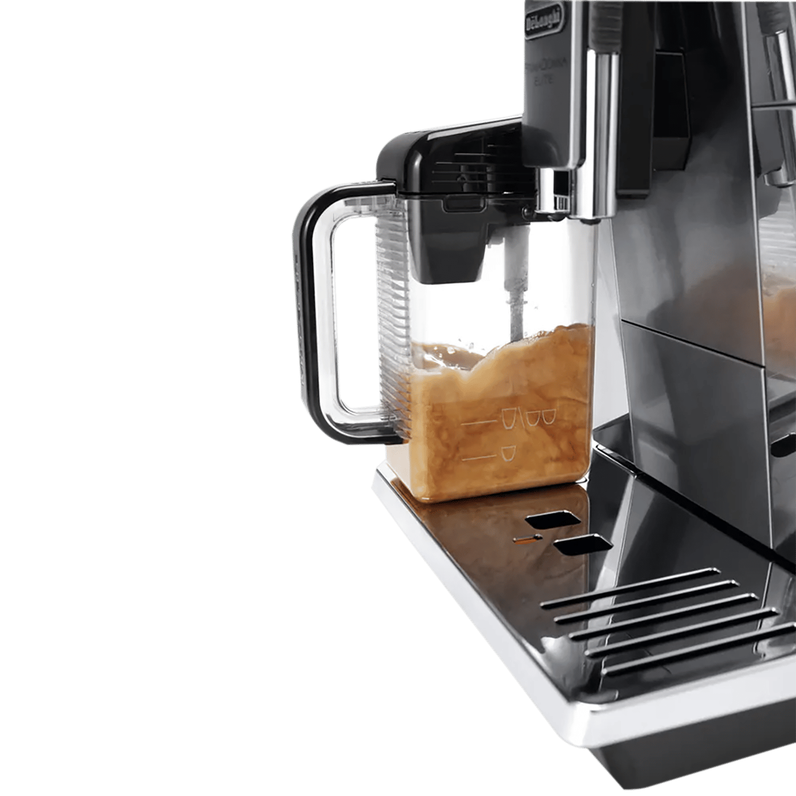 De'Longhi PrimaDonna Elite Experience 1450 Watt 2 Cups Automatic Cappuccino & Espresso Coffee Maker with Optimal Temperature Control (Metal Silver) De'Longhi PrimaDonna Elite Experience 1450 Watt 2 Cups Automatic Cappuccino & Espresso Coffee Maker with Optimal Temperature Control (Metal Silver)_4