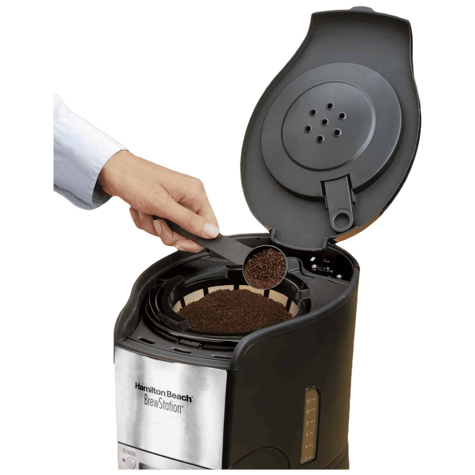 Hamilton Beach 130 Watt 12 Cups Automatic Espresso Coffee Maker with Keep Warm Function (Silver)_13