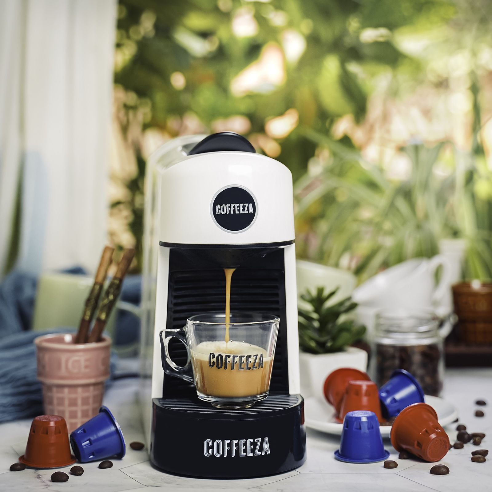 COFFEEZA Finero Next 20 Cups Automatic Espresso, Lungo & Americano Coffee Maker with Quick Warmup (White) COFFEEZA Finero Next 20 Cups Automatic Espresso, Lungo & Americano Coffee Maker with Quick Warmup (White)_5