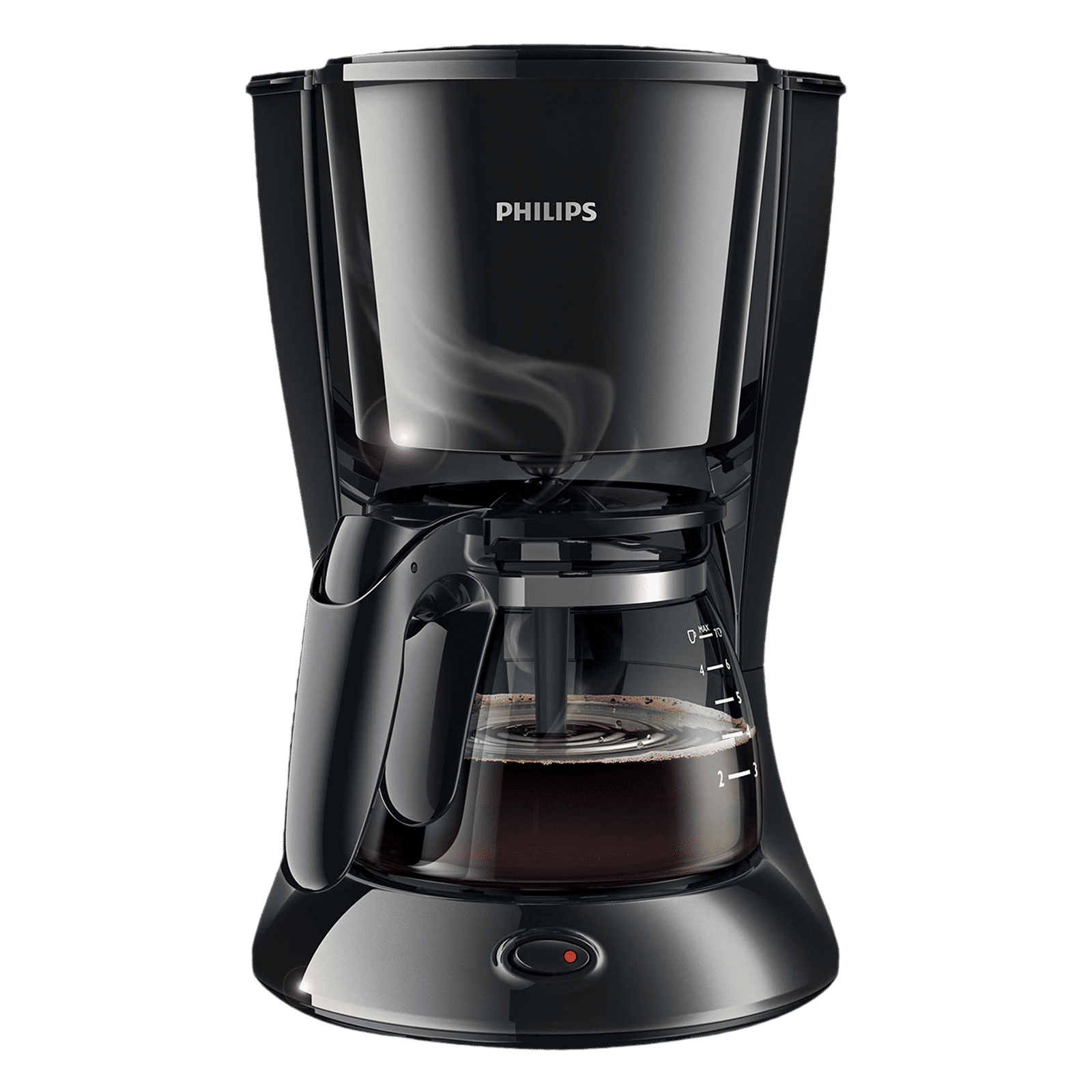 PHILIPS Daily Collection 750 Watt 7 Cups Automatic Drip Coffee Maker with Water Level Indicator (Black) PHILIPS Daily Collection 750 Watt 7 Cups Automatic Drip Coffee Maker with Water Level Indicator (Black)_1
