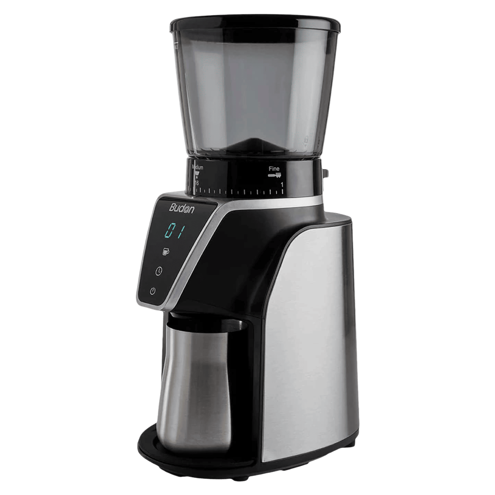 Budan 330 Watt Semi-Automatic Espresso Coffee Maker with Touch Control Button (Black)_4