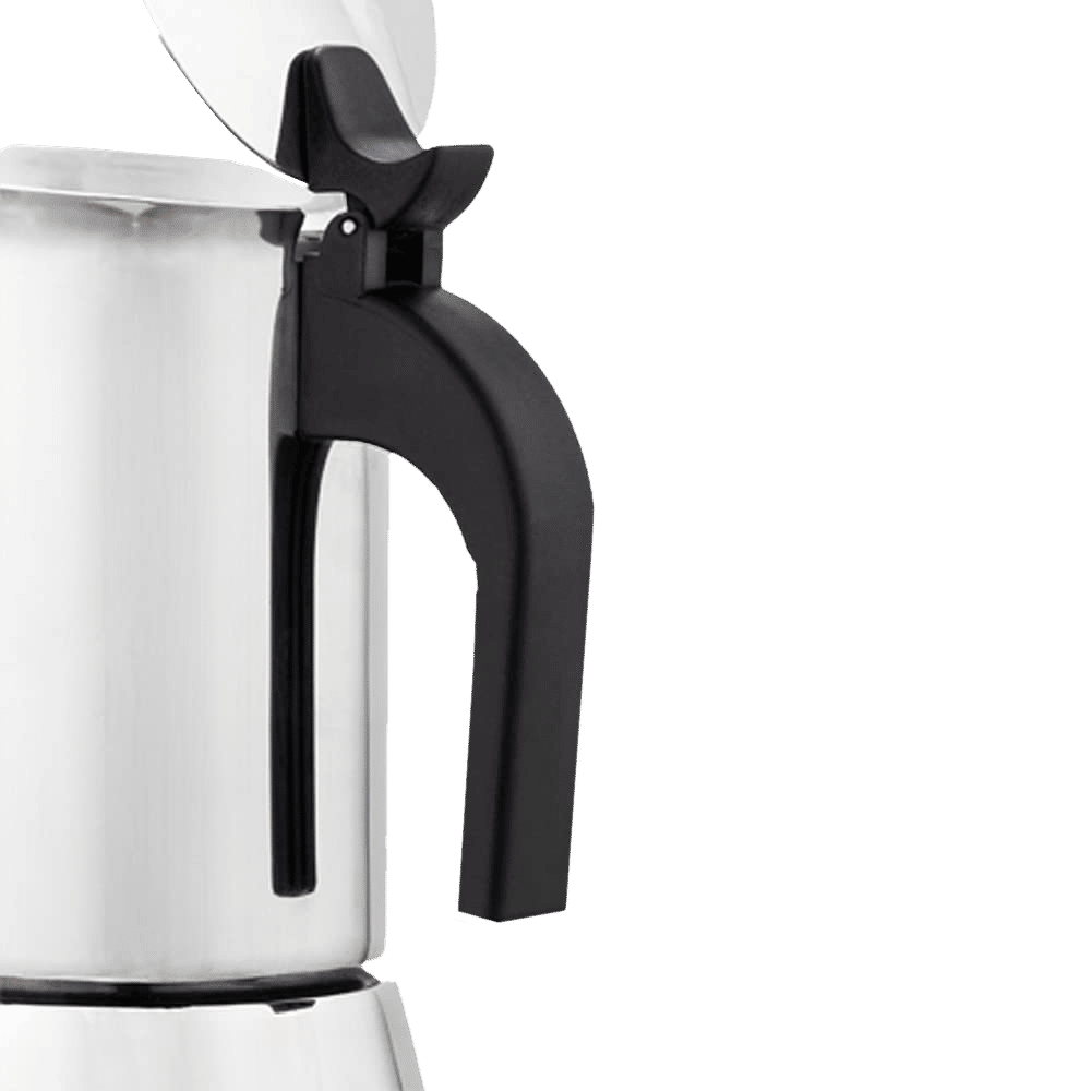 Budan 1000 Watt 6 Cups Manual Espresso Coffee Maker with Pressure Relief Valve (Silver) Budan 1000 Watt 6 Cups Manual Espresso Coffee Maker with Pressure Relief Valve (Silver)_8