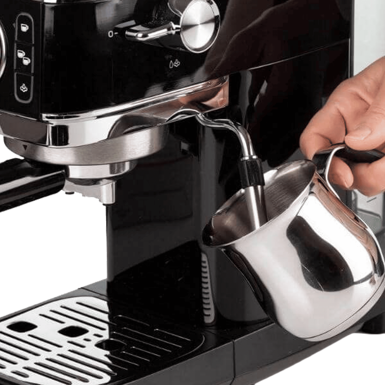 Ariete Slim Moderna 1300 Watt Automatic Espresso Coffee Maker with Reusable Filter (Black)_4