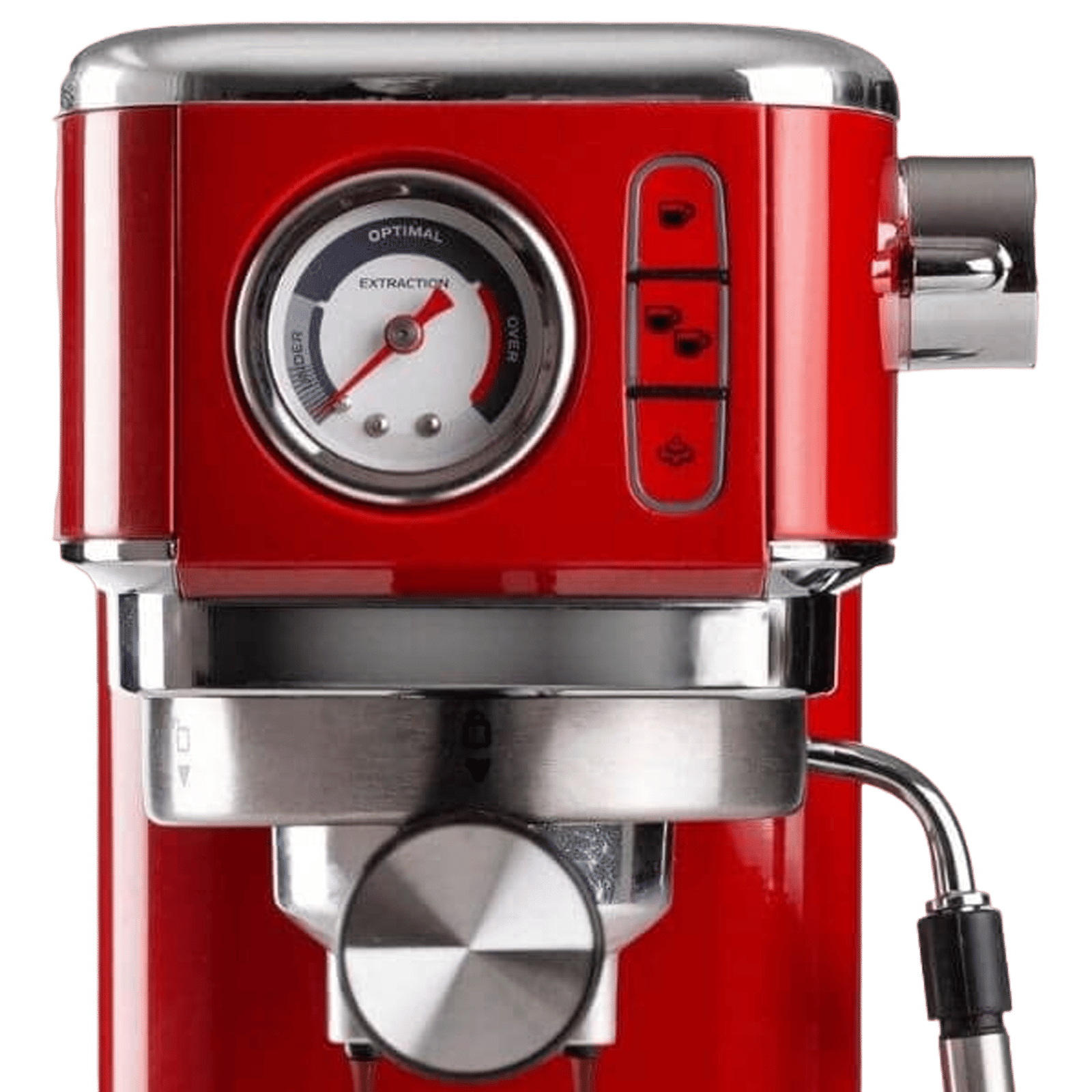 Ariete Slim Moderna 1300 Watt Automatic Espresso Coffee Maker with Reusable Filter (Red) Ariete Slim Moderna 1300 Watt Automatic Espresso Coffee Maker with Reusable Filter (Red)_3