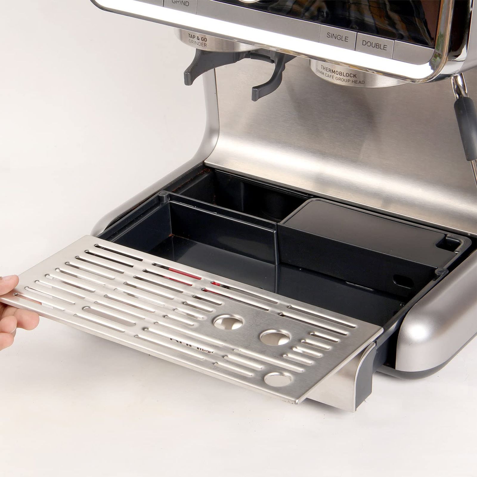 Budan BUDEM102 1500 Watt 35 Cups Manual Espresso, Americano, Latte, Flat White, Ristretto, Lungo, Affogato, Cortado, Ice Latte, Iced Americano & Cappuccino Coffee Maker with Precise PID Temperature Control (Silver) Budan BUDEM102 1500 Watt 35 Cups Manual Espresso, Americano, Latte, Flat White, Ristretto, Lungo, Affogato, Cortado, Ice Latte, Iced Americano & Cappuccino Coffee Maker with Precise PID Temperature Control (Silver)_9