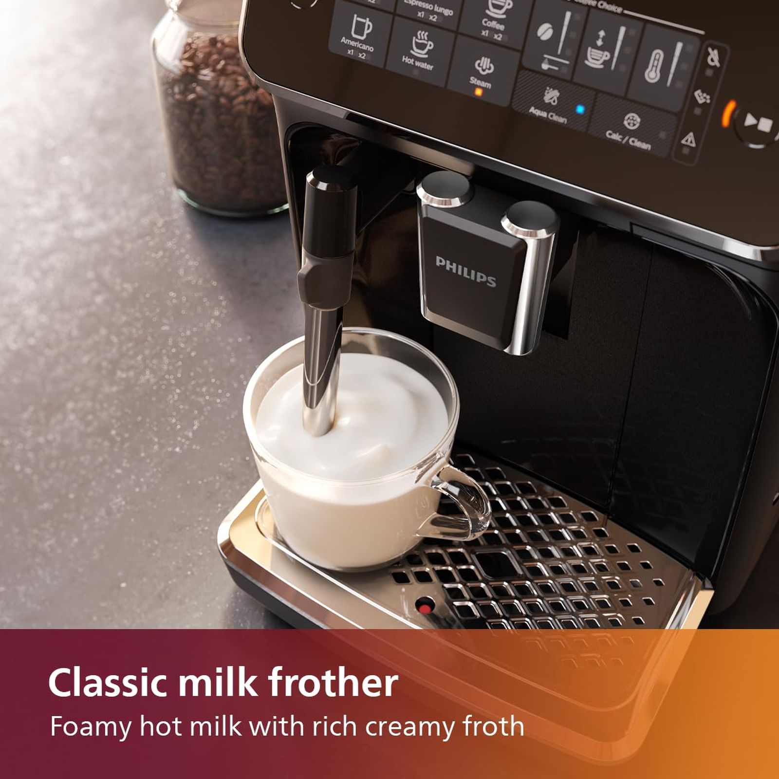 PHILIPS 3200 Series 1500 Watt Automatic Espresso, Hot Water, Coffee, Americano, Espresso Lungo & Cappuccino Coffee Maker with Aroma Extract (Black) PHILIPS 3200 Series 1500 Watt Automatic Espresso, Hot Water, Coffee, Americano, Espresso Lungo & Cappuccino Coffee Maker with Aroma Extract (Black)_9
