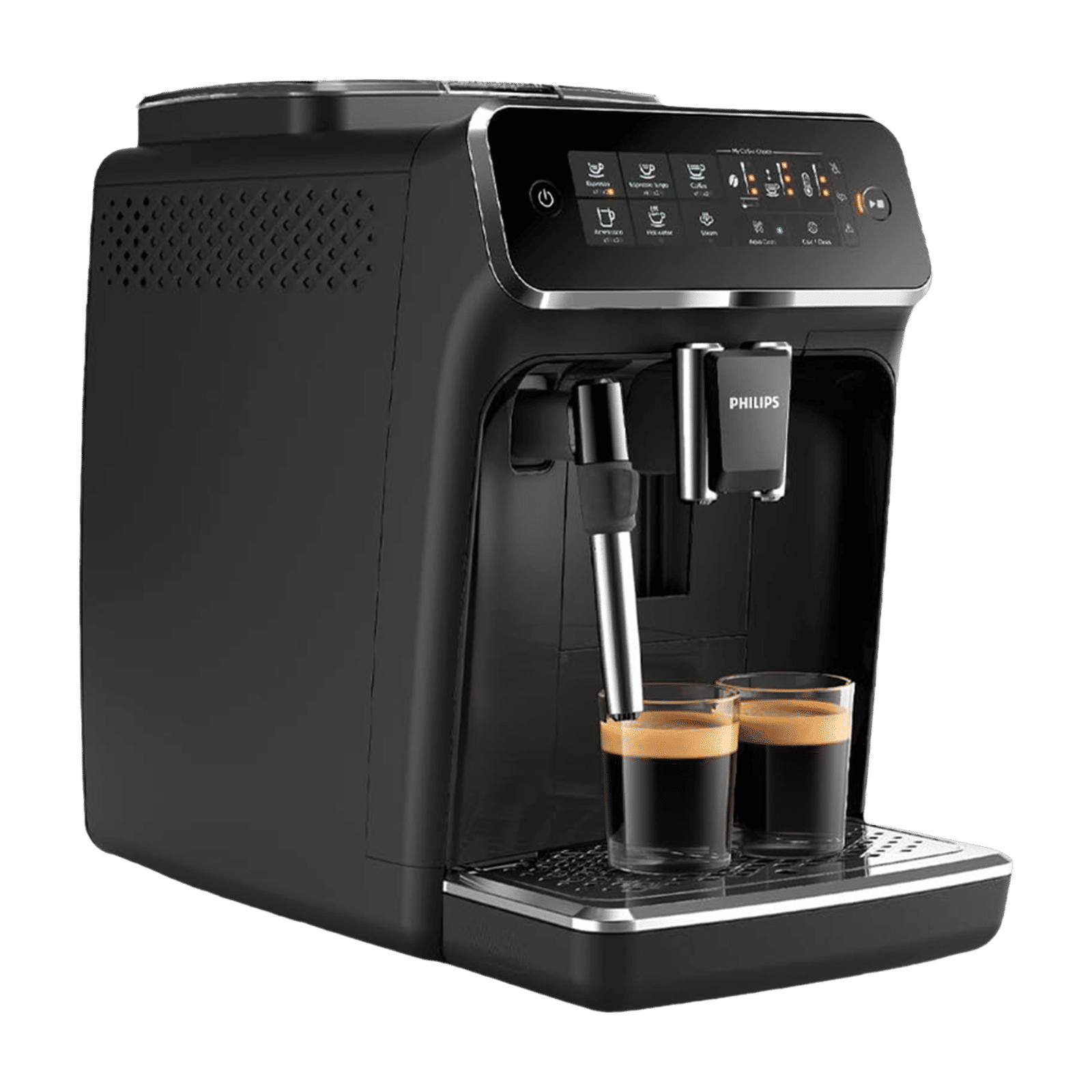 PHILIPS 3200 Series 1500 Watt Automatic Espresso, Hot Water, Coffee, Americano, Espresso Lungo & Cappuccino Coffee Maker with Aroma Extract (Black) PHILIPS 3200 Series 1500 Watt Automatic Espresso, Hot Water, Coffee, Americano, Espresso Lungo & Cappuccino Coffee Maker with Aroma Extract (Black)_2