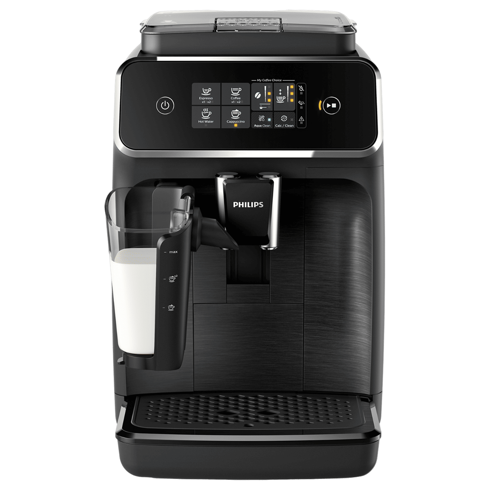 PHILIPS 2200 Series 1500 Watt Automatic Espresso, Hot Water,Coffee & Cappuccino Coffee Maker with Aroma Extract (Black) PHILIPS 2200 Series 1500 Watt Automatic Espresso, Hot Water,Coffee & Cappuccino Coffee Maker with Aroma Extract (Black)_1