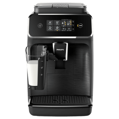 PHILIPS 2200 Series 1500 Watt Automatic Espresso, Hot Water,Coffee & Cappuccino Coffee Maker with Aroma Extract (Black)