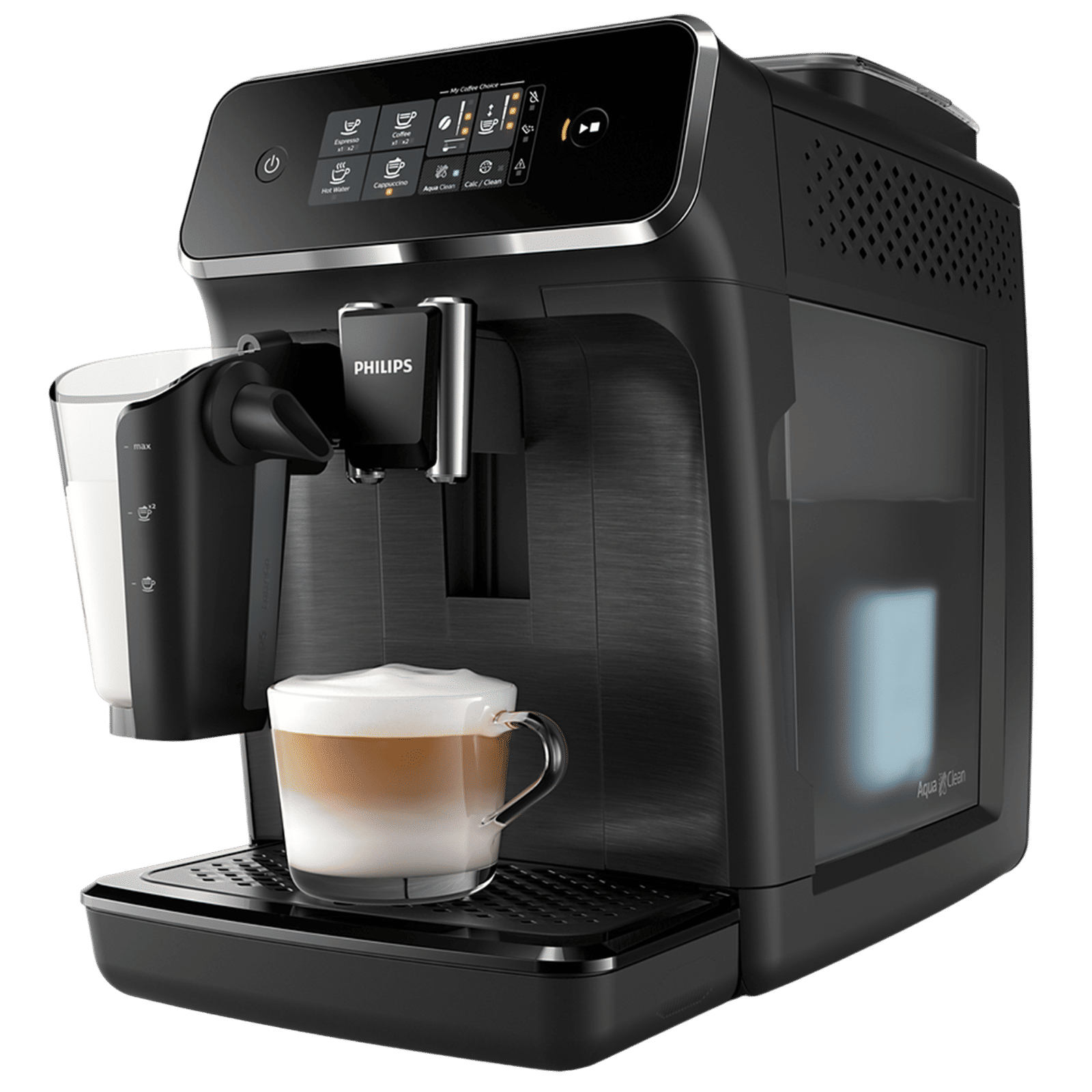 PHILIPS 2200 Series 1500 Watt Automatic Espresso, Hot Water,Coffee & Cappuccino Coffee Maker with Aroma Extract (Black) PHILIPS 2200 Series 1500 Watt Automatic Espresso, Hot Water,Coffee & Cappuccino Coffee Maker with Aroma Extract (Black)_4