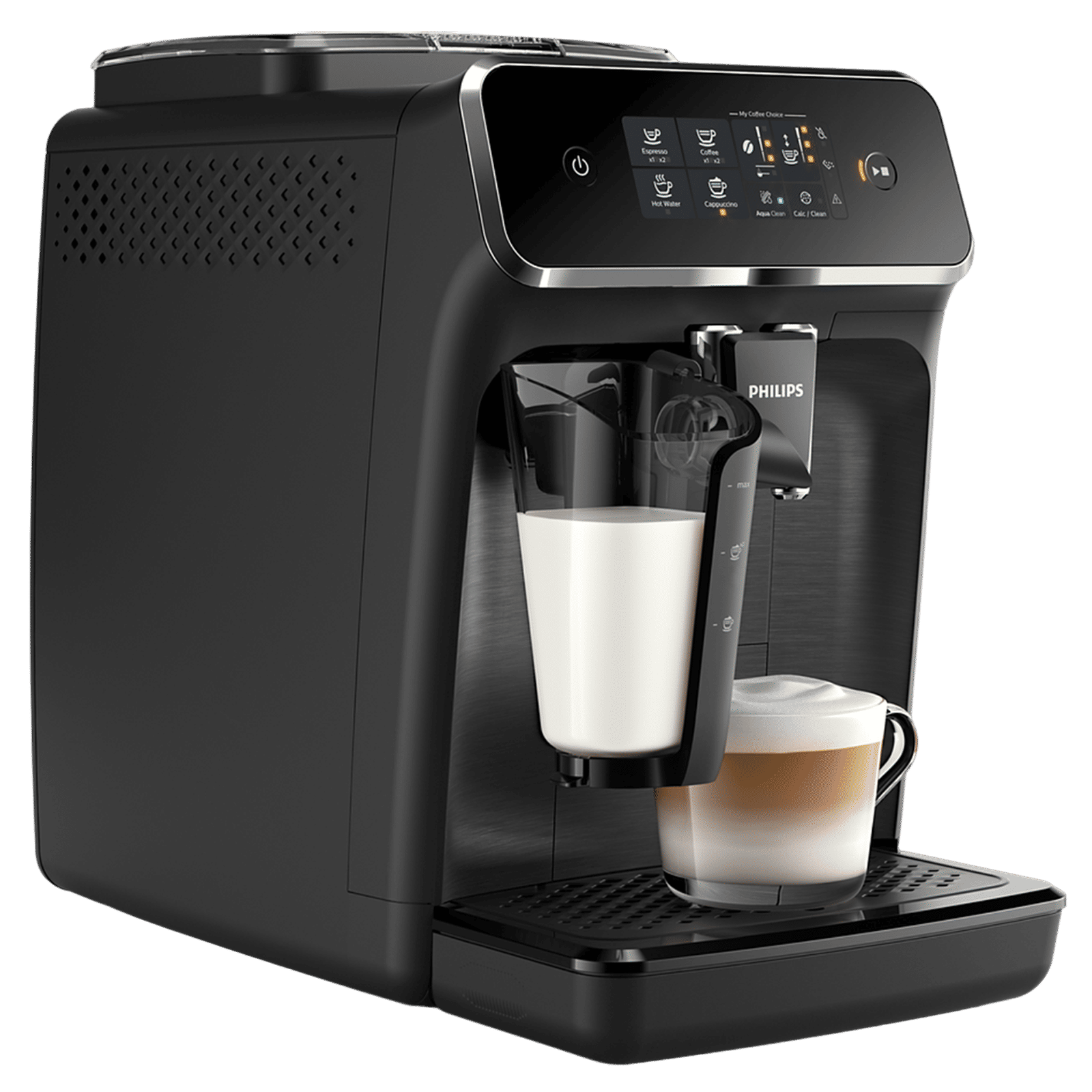 PHILIPS 2200 Series 1500 Watt Automatic Espresso, Hot Water,Coffee & Cappuccino Coffee Maker with Aroma Extract (Black) PHILIPS 2200 Series 1500 Watt Automatic Espresso, Hot Water,Coffee & Cappuccino Coffee Maker with Aroma Extract (Black)_5