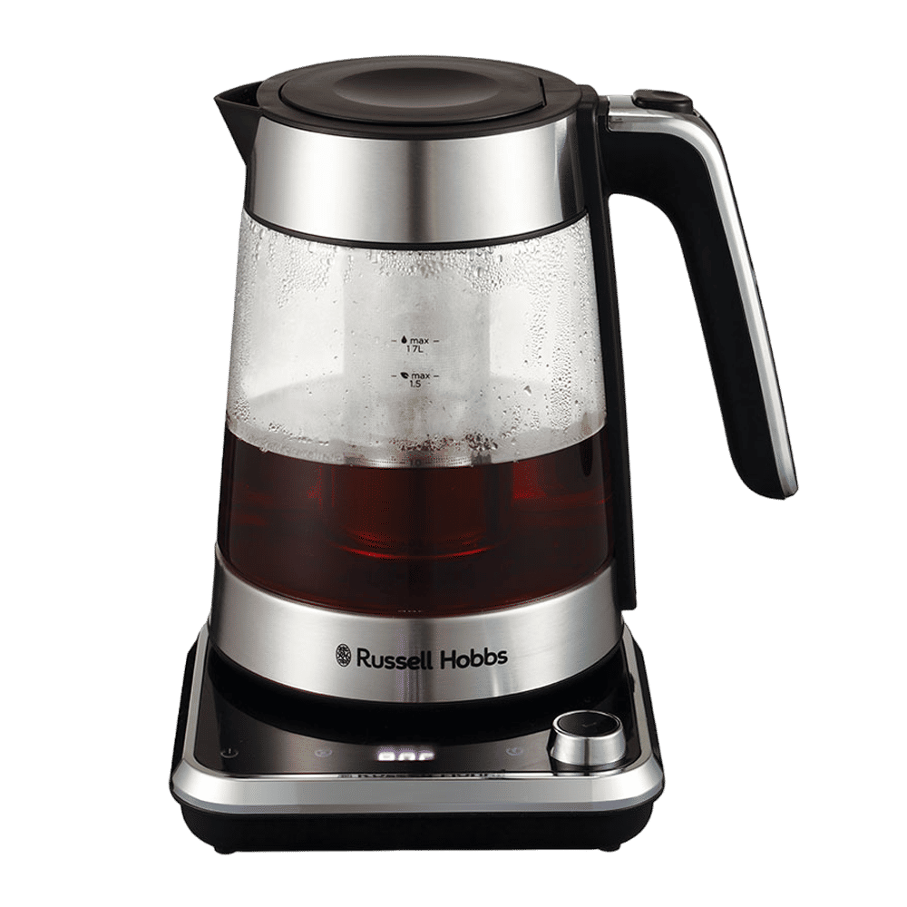 Russell Hobbs Atentive 3000 Watt 1.7 Litre Electric Kettle with Touch Screen Control (Silver & Black)_8