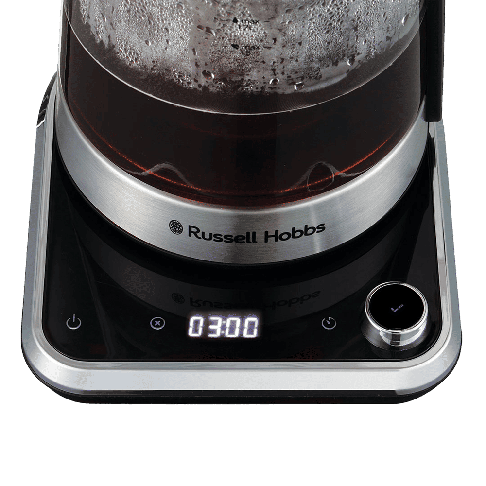 Russell Hobbs Atentive 3000 Watt 1.7 Litre Electric Kettle with Touch Screen Control (Silver & Black)_4
