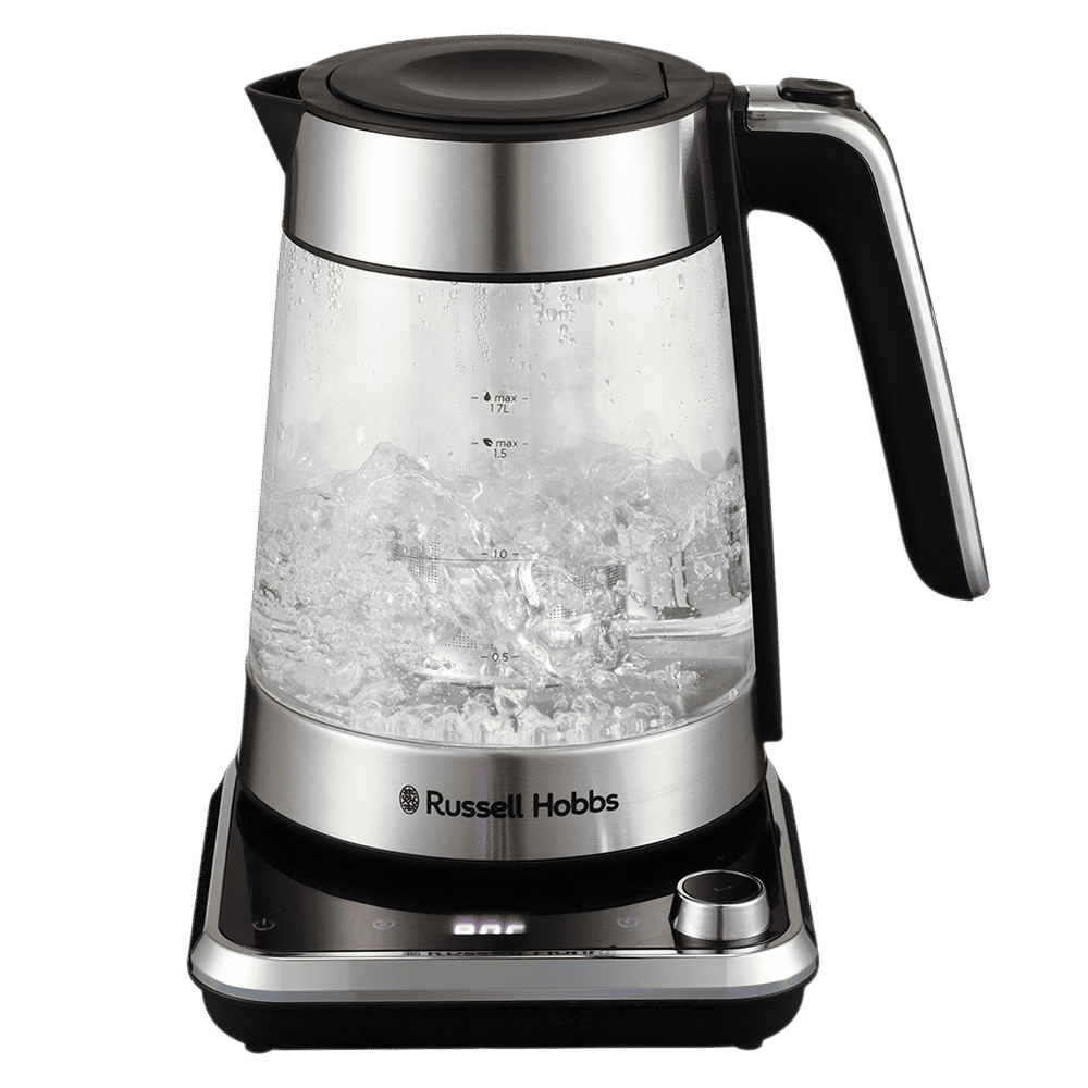Russell Hobbs Atentive 3000 Watt 1.7 Litre Electric Kettle with Touch Screen Control (Silver & Black)_6
