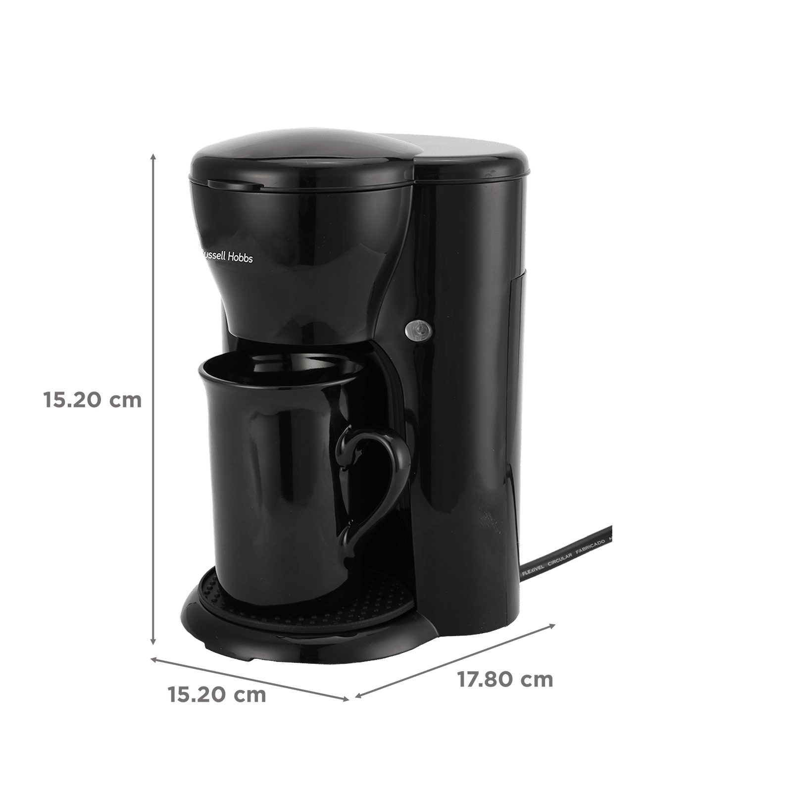 Russell Hobbs RCM1 330 Watt 1 Cups Manual Drip Coffee Maker (Black) Russell Hobbs RCM1 330 Watt 1 Cups Manual Drip Coffee Maker (Black)_2