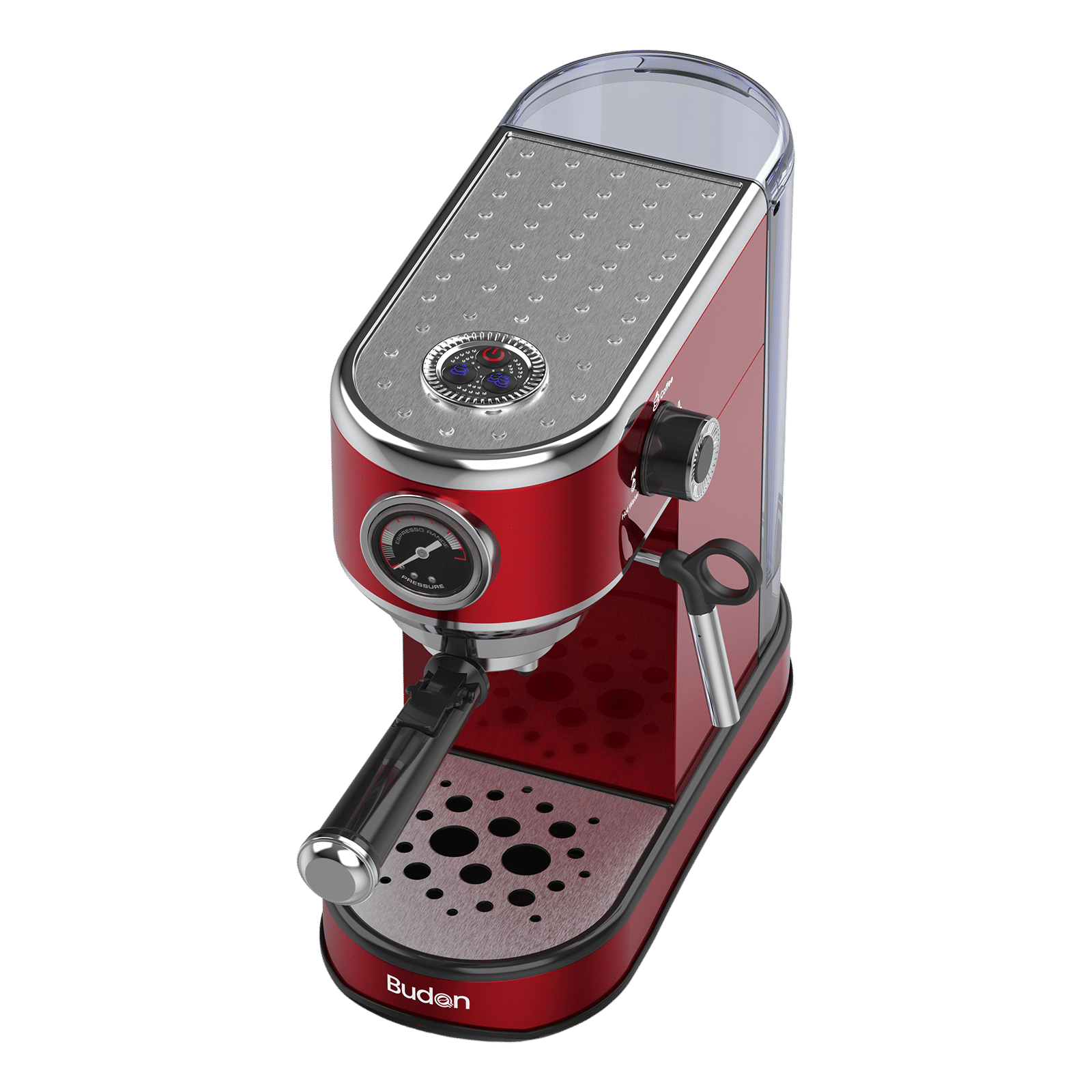 Budan Bolt Automatic Coffee Maker with Removable Water Tank (Red)_5