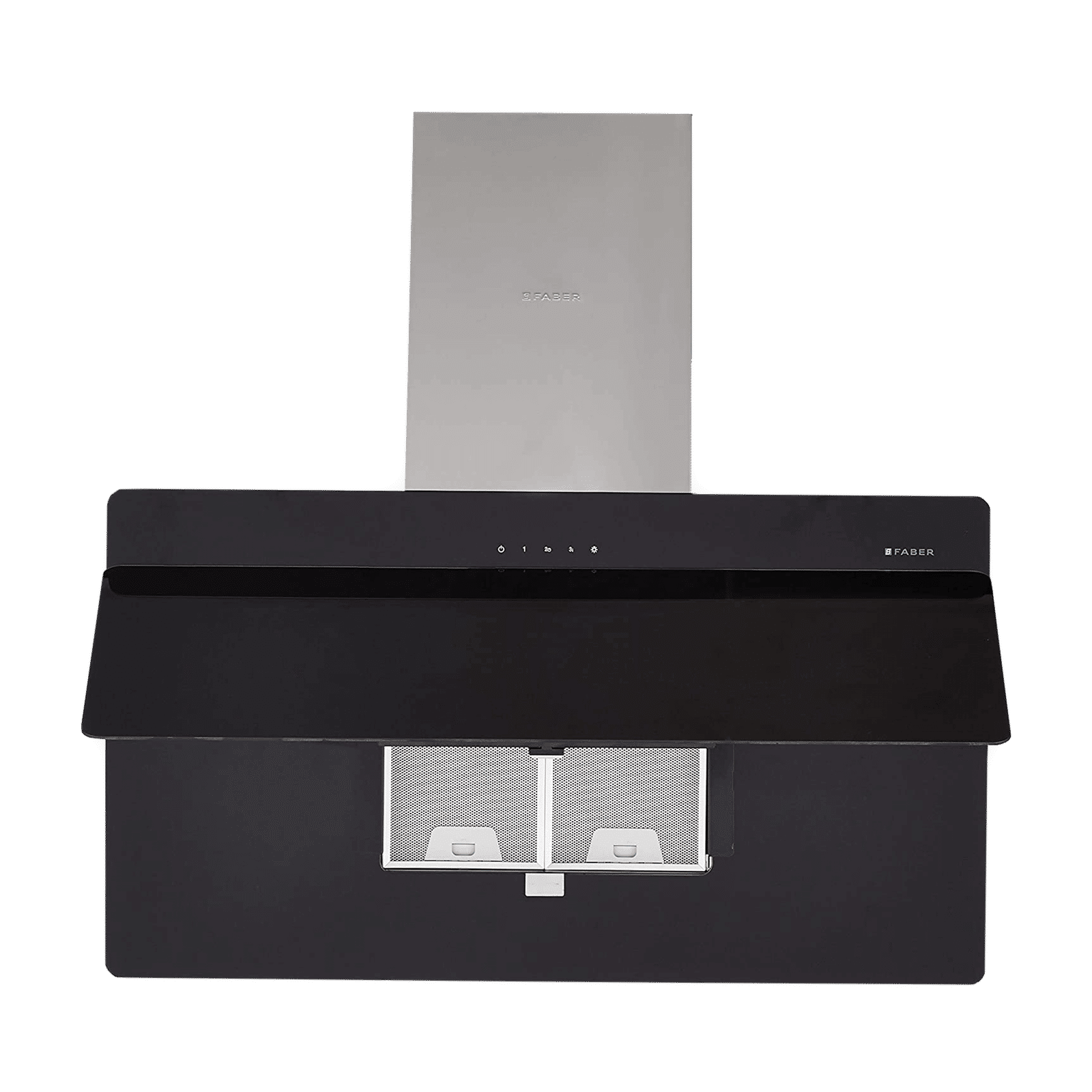 FABER COCKTAIL 3D T2S2 BK TC LTW 90cm 1095m3/hr Ducted Wall Mounted Chimney with Touch Control Panel (Black) FABER COCKTAIL 3D T2S2 BK TC LTW 90cm 1095m3/hr Ducted Wall Mounted Chimney with Touch Control Panel (Black)_1