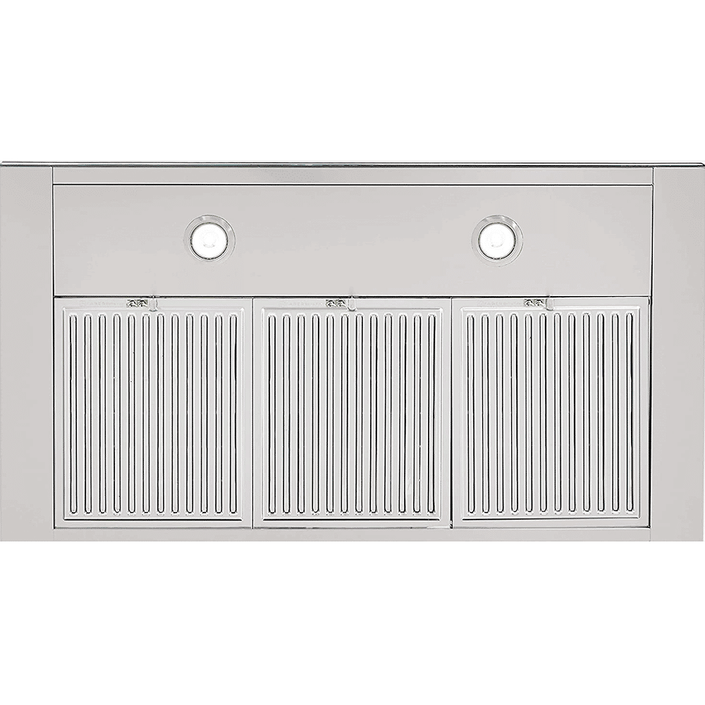 FABER Stilus 3D 90cm 1095m3/hr Ducted Wall Mounted Chimney with Baffle Filter (Silver)_4