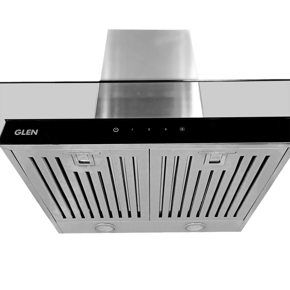 GLEN 6062 SX TS 60cm 1000m3/hr Ducted Wall Mounted Chimney with Touch Sensor Control (Silver)_4