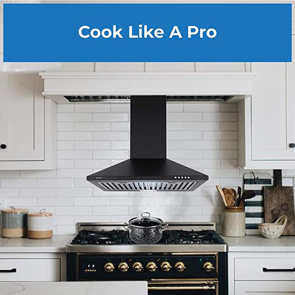 elica STRIP BF 60 NERO 60cm 880m3/hr Ducted Wall Mounted Chimney with Push Button Control (Black) elica STRIP BF 60 NERO 60cm 880m3/hr Ducted Wall Mounted Chimney with Push Button Control (Black)_7