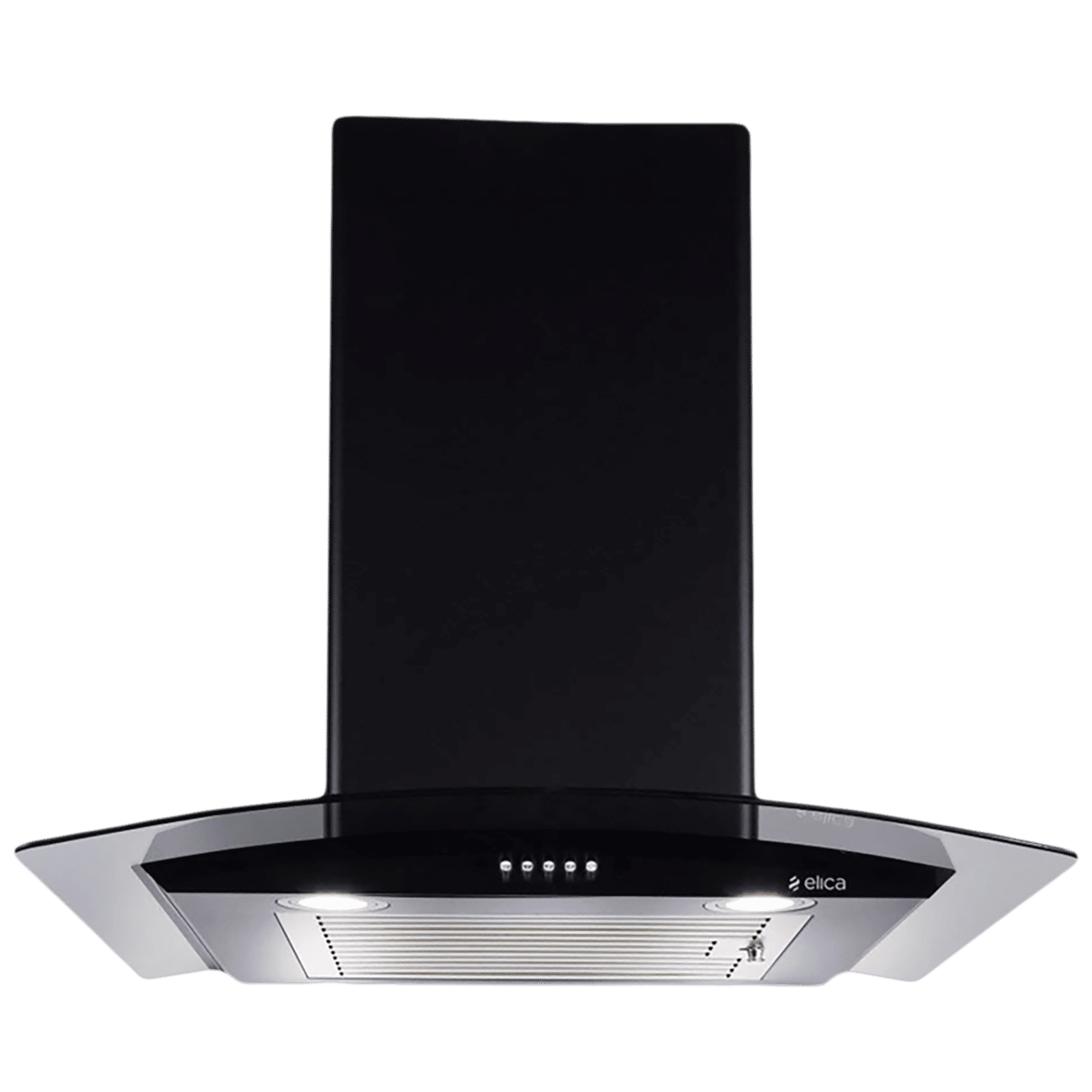 elica ESCG BF 60 NERO 60cm 1100m3/hr Ducted Wall Mounted Chimney with Push Button Control (Black) elica ESCG BF 60 NERO 60cm 1100m3/hr Ducted Wall Mounted Chimney with Push Button Control (Black)_1