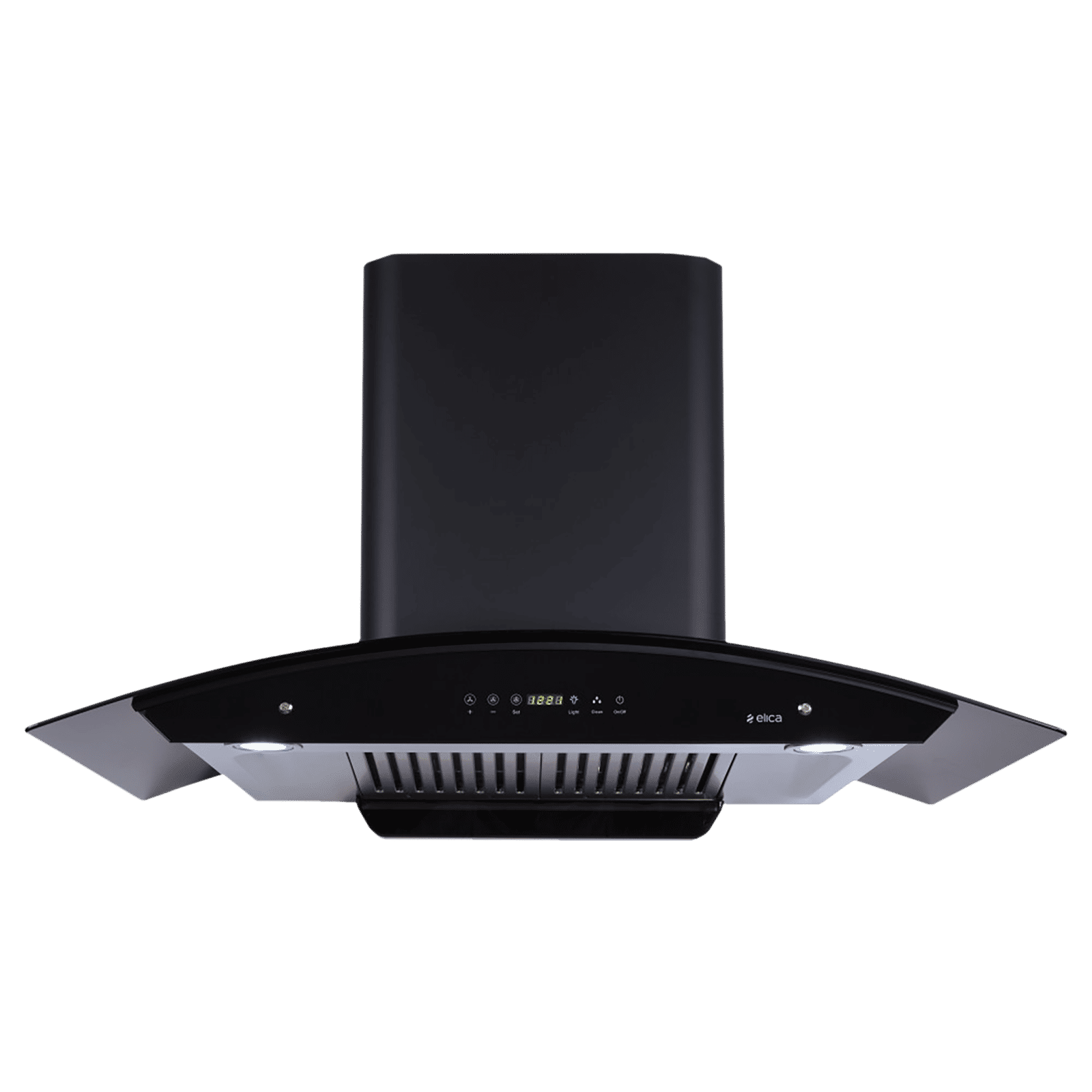 elica WD HAC TOUCH BF 90 NERO 90cm 1200m3/hr Ducted Auto Clean Wall Mounted Chimney with Motion Sensing Technology (Silver)_1