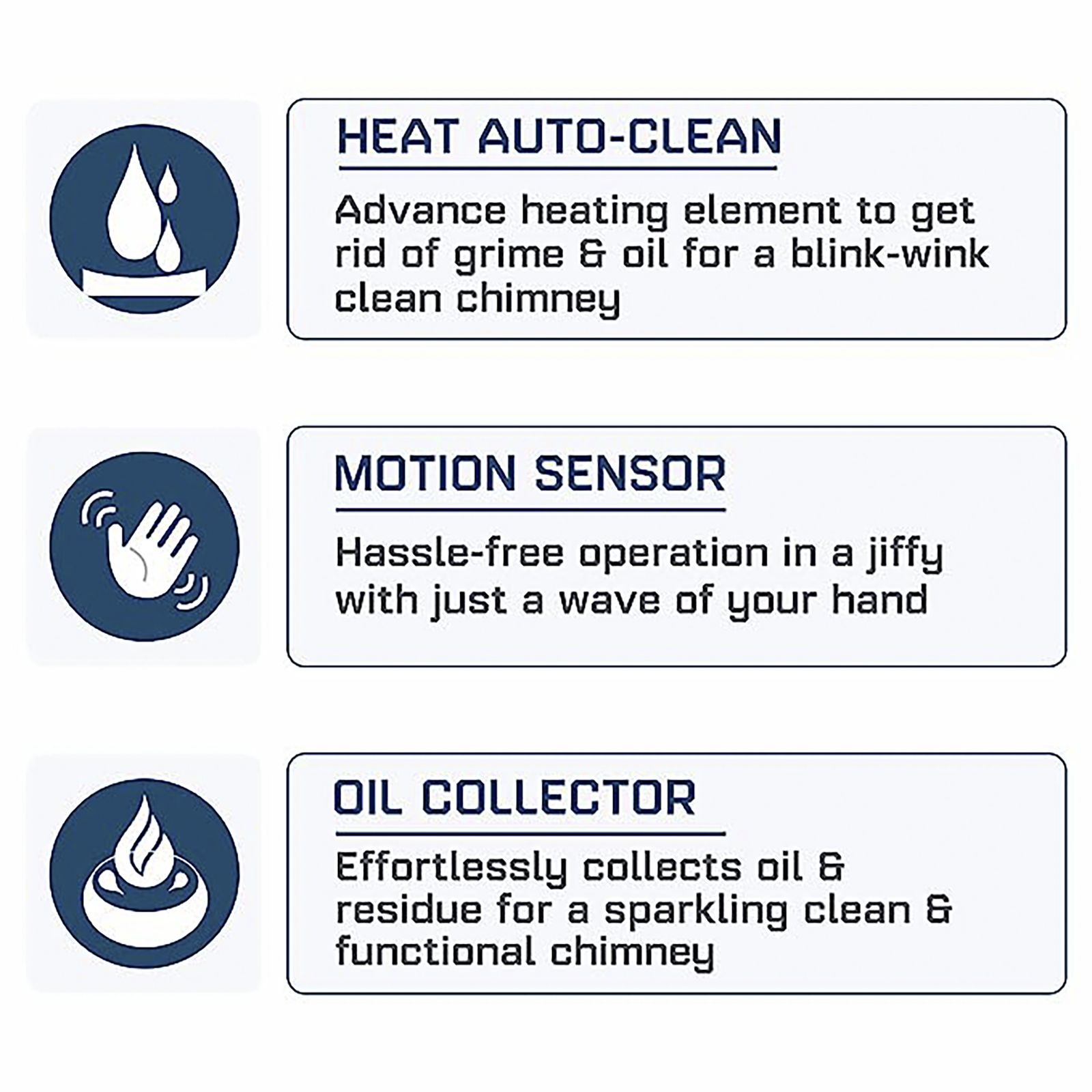 elica WD HAC TOUCH BF 90 NERO 90cm 1200m3/hr Ducted Auto Clean Wall Mounted Chimney with Motion Sensing Technology (Silver)_7