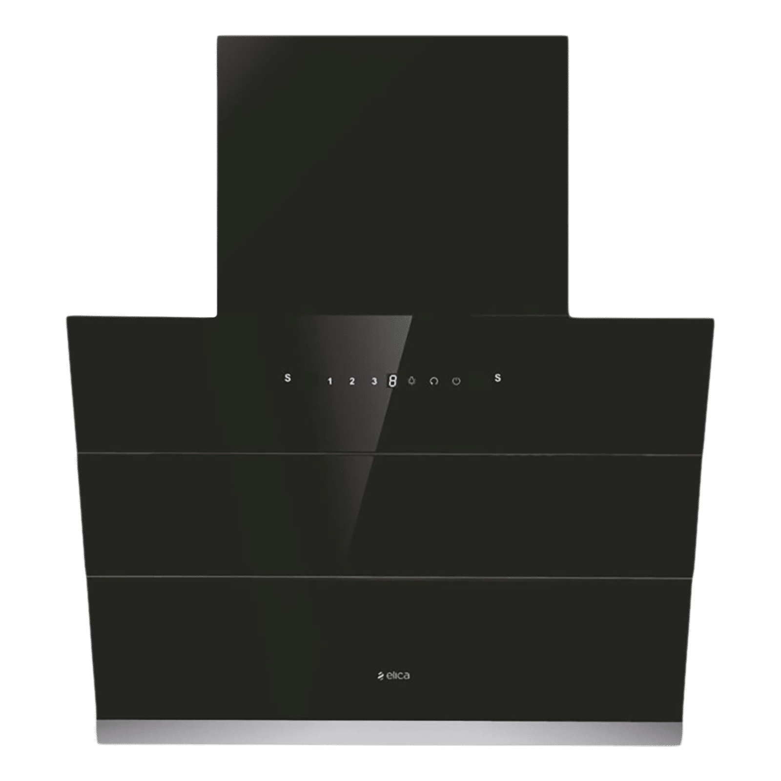elica EFL S 601 HAC VMS 60cm 1100m3/hr Ducted Auto Clean Wall Mounted Chimney with Touch Control Panel (Black) elica EFL S 601 HAC VMS 60cm 1100m3/hr Ducted Auto Clean Wall Mounted Chimney with Touch Control Panel (Black)_1