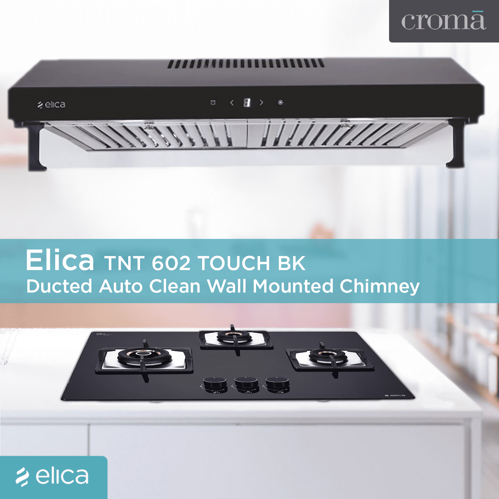 elica TNT 602 TOUCH BK 60cm 670m3/hr Ducted Auto Clean Wall Mounted Chimney with Touch Control Panel (Black) elica TNT 602 TOUCH BK 60cm 670m3/hr Ducted Auto Clean Wall Mounted Chimney with Touch Control Panel (Black)_5