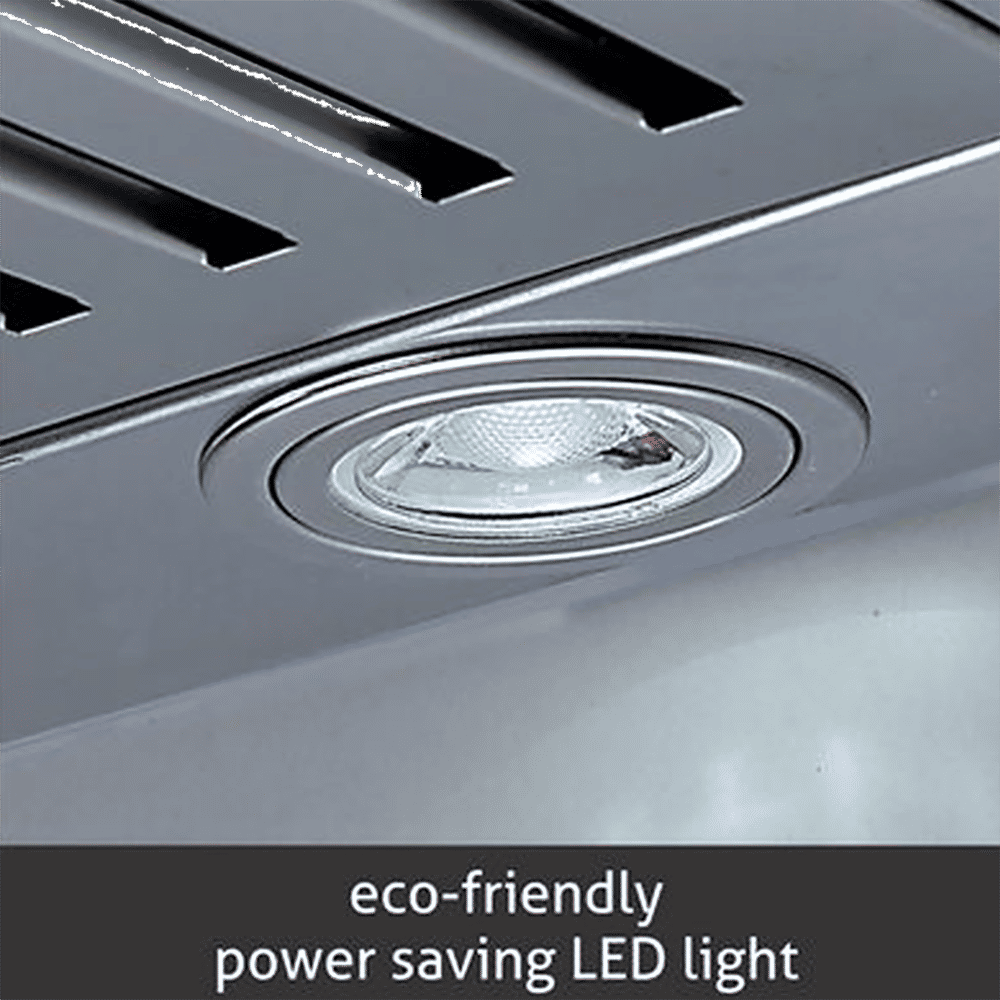 GLEN GL 6062 TS 60cm 1250m3/hr Ducted Ceiling Mounted Chimney with Touch Control Sensor (Silver)_5