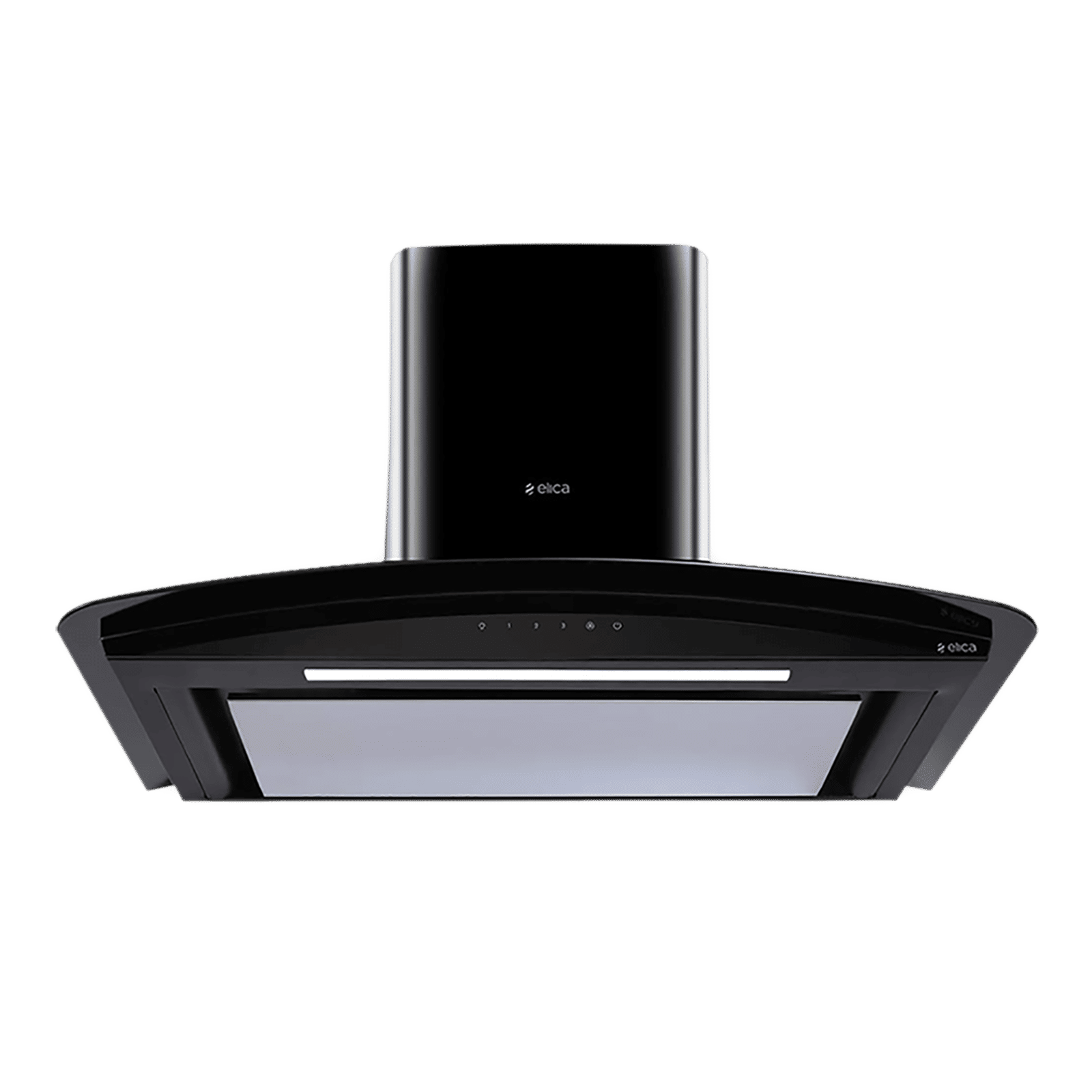 elica GLACE EDS HE LTW 90 BK T4V LED 90cm 1010m3/hr Ducted Wall Mounted Chimney with Touch Control Panel (Silver) elica GLACE EDS HE LTW 90 BK T4V LED 90cm 1010m3/hr Ducted Wall Mounted Chimney with Touch Control Panel (Silver)_4