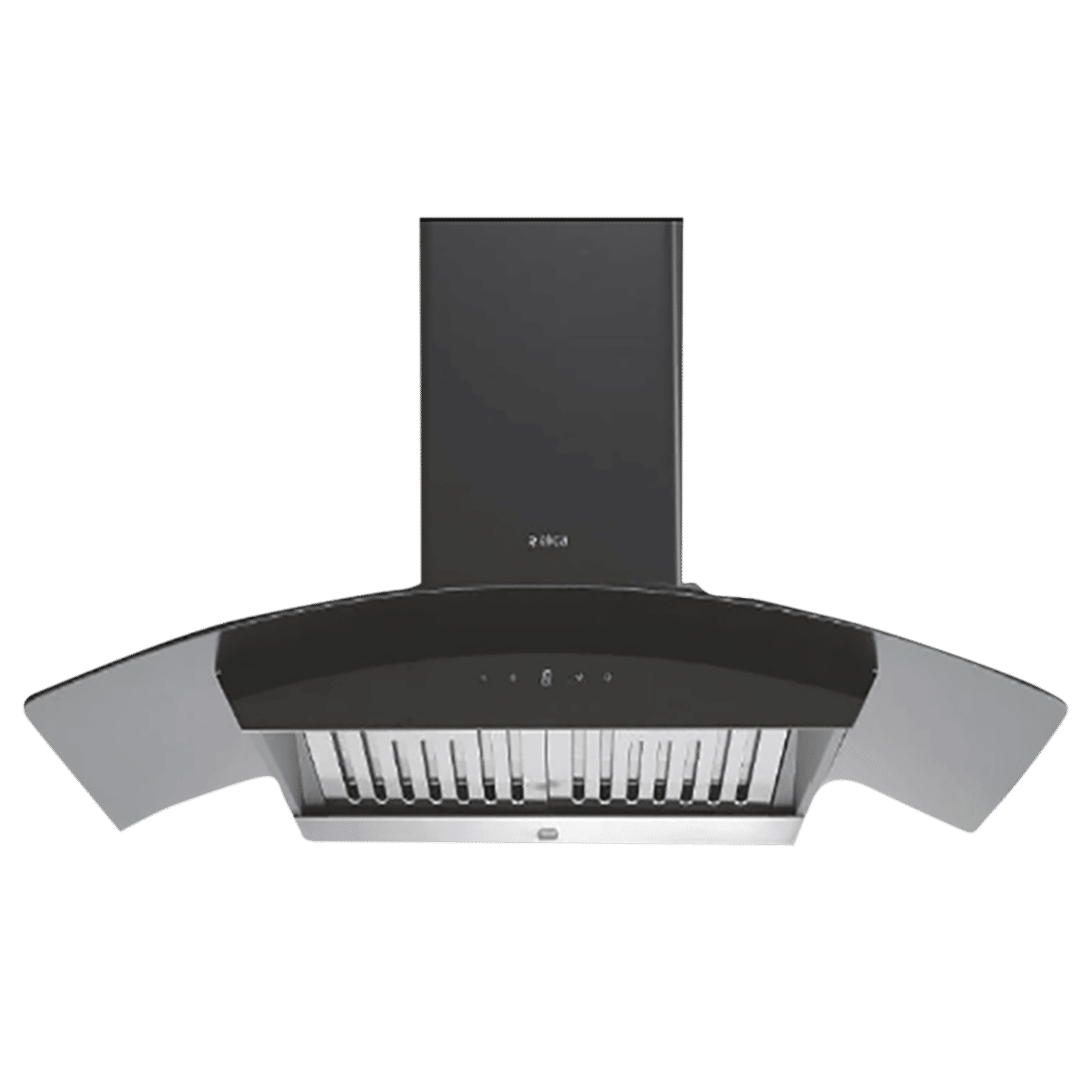 elica WDAT HAC 90 NERO 90cm 1200m3/hr Ducted Auto Clean Wall Mounted Chimney with Touch Control Panel (Black)_1