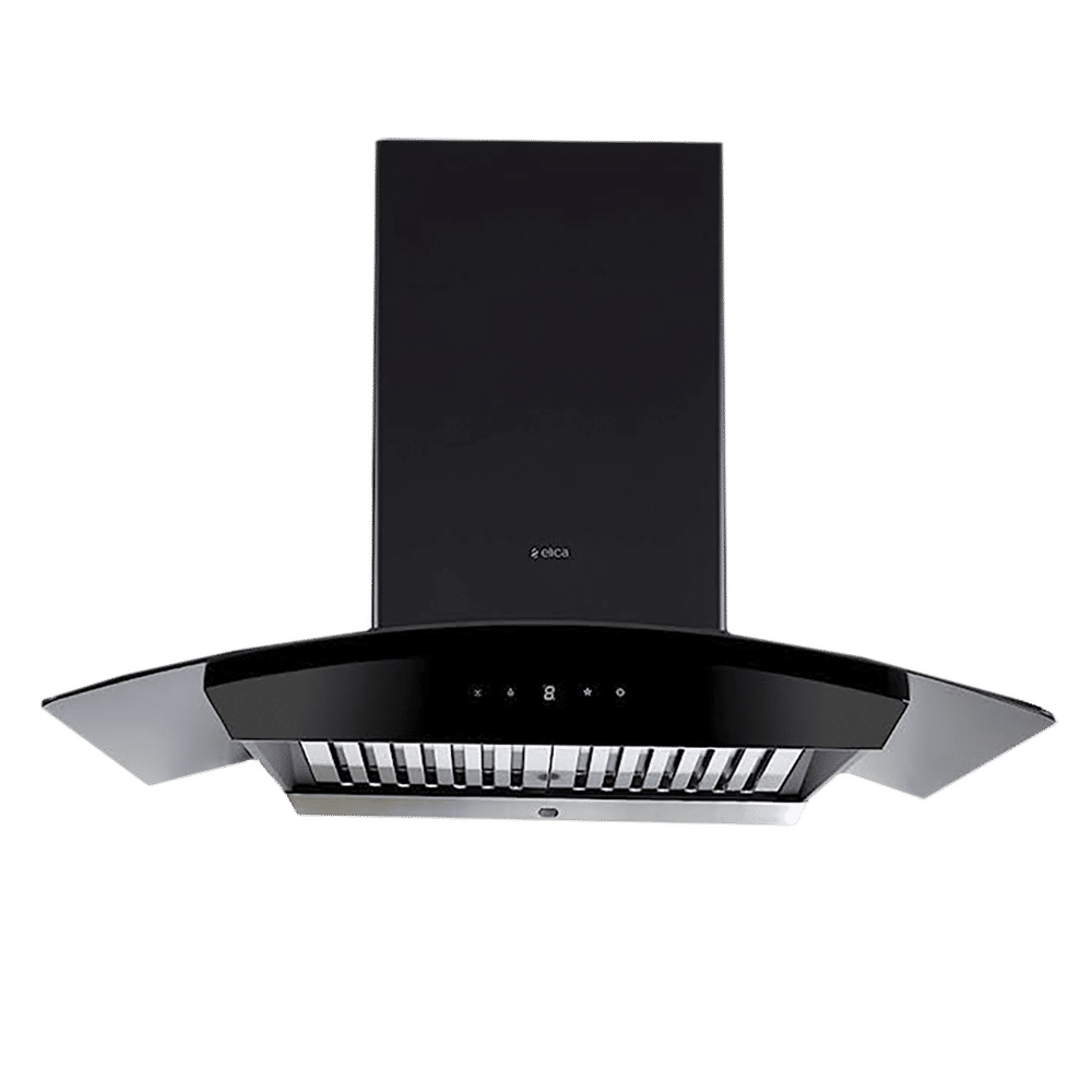 elica WDAT HAC 90 NERO 90cm 1200m3/hr Ducted Auto Clean Wall Mounted Chimney with Touch Control Panel (Black)_5