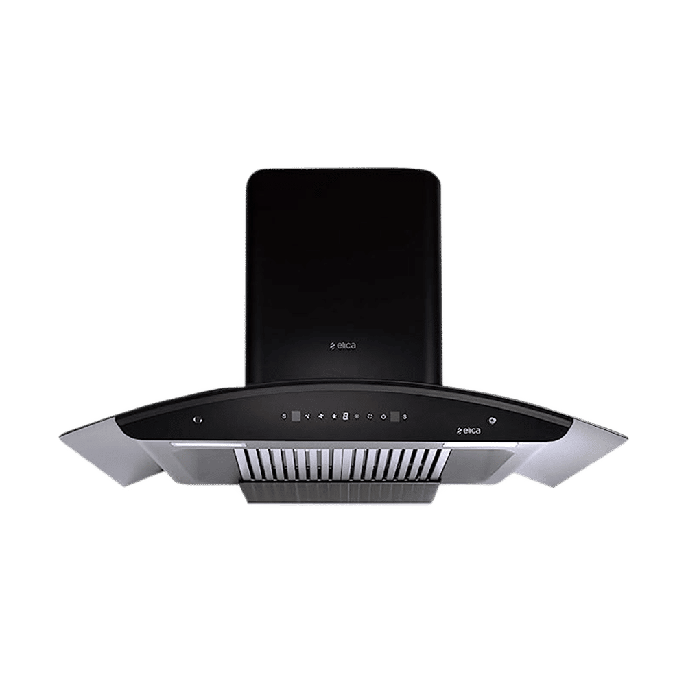 elica WD TBF HAC 90 MS NERO 90cm 1500m3/hr Ductless Auto Clean Wall Mounted Chimney with Motion Sensing Technology (Black)_8