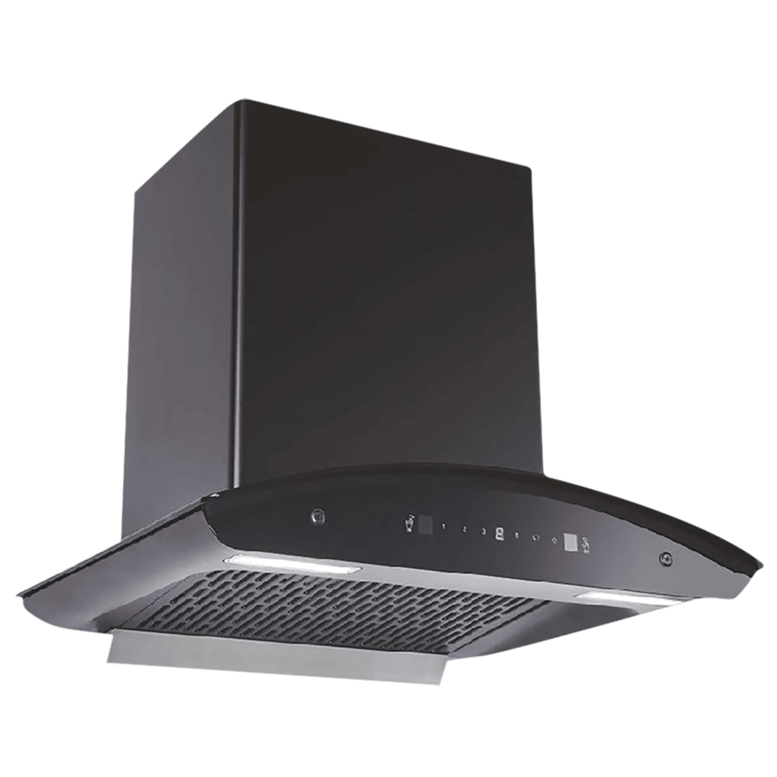 elica WD TFL HAC 60 MS NERO 60cm 1425m3/hr Ducted Auto Clean Wall Mounted Chimney with Touch Control Panel (Black)_4